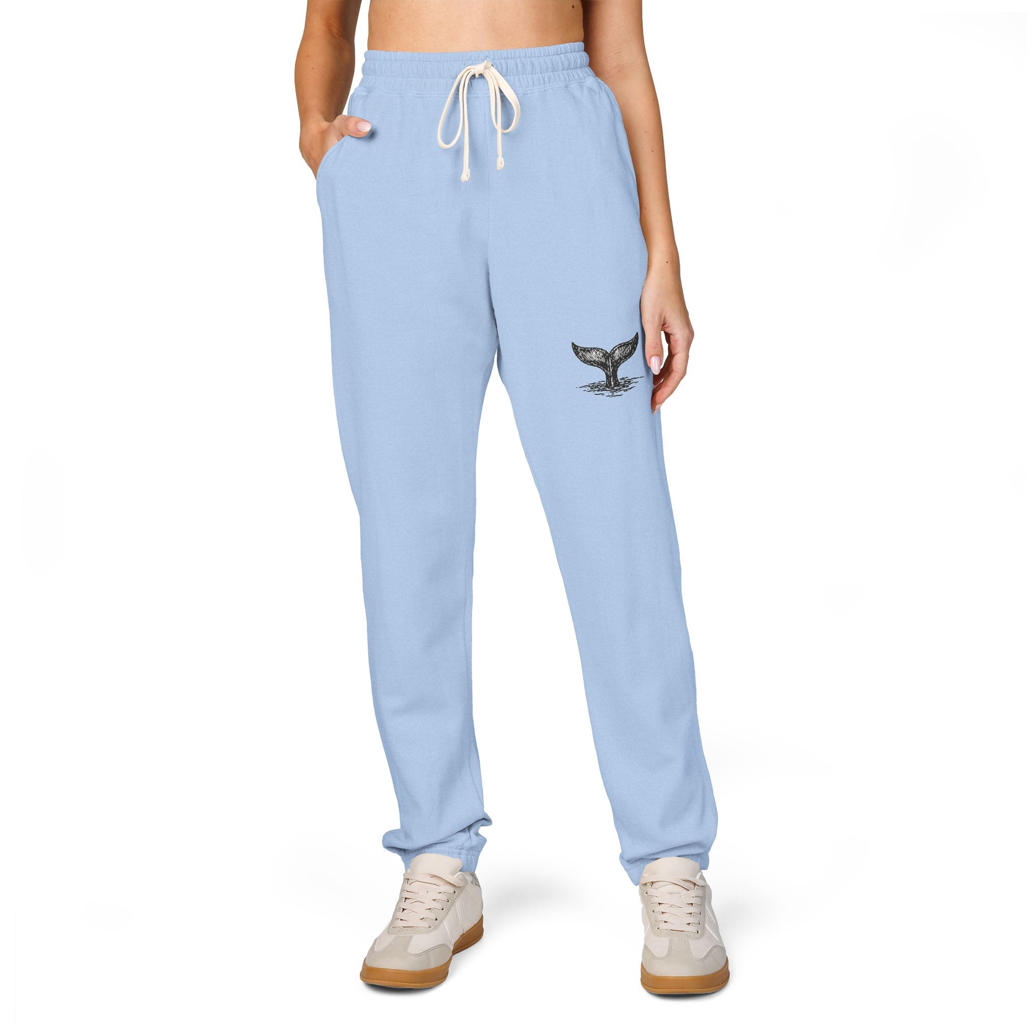 Whale Tail Sweatpants — Garment-Dyed Fleece Joggers