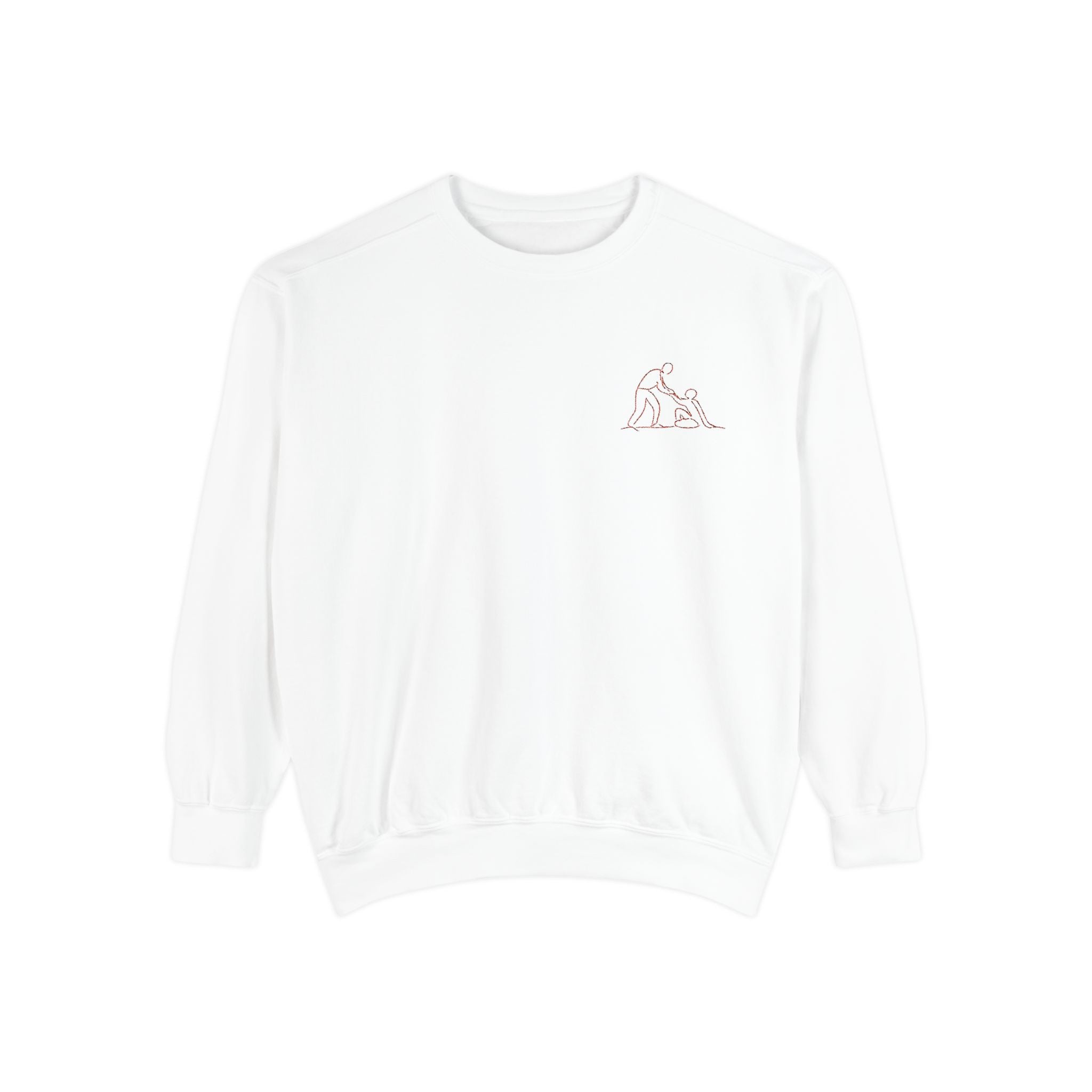 “Be the Reason Someone Keeps Going“ Embroidered Sweatshirt