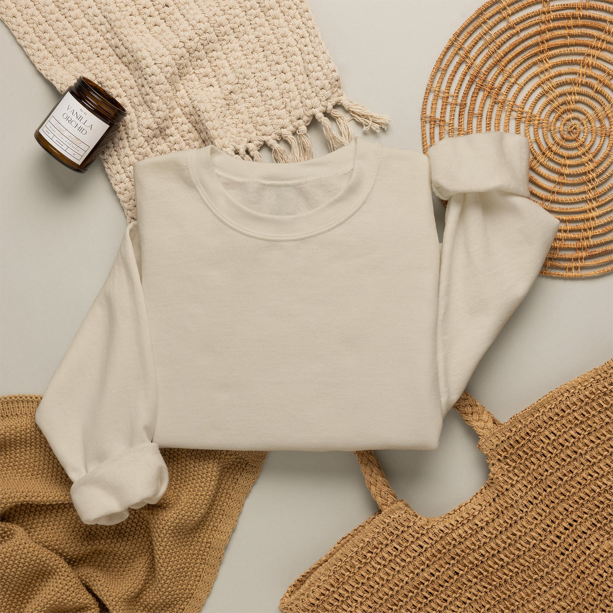 For the World We Share Sweatshirt in a Cotton-poly blend