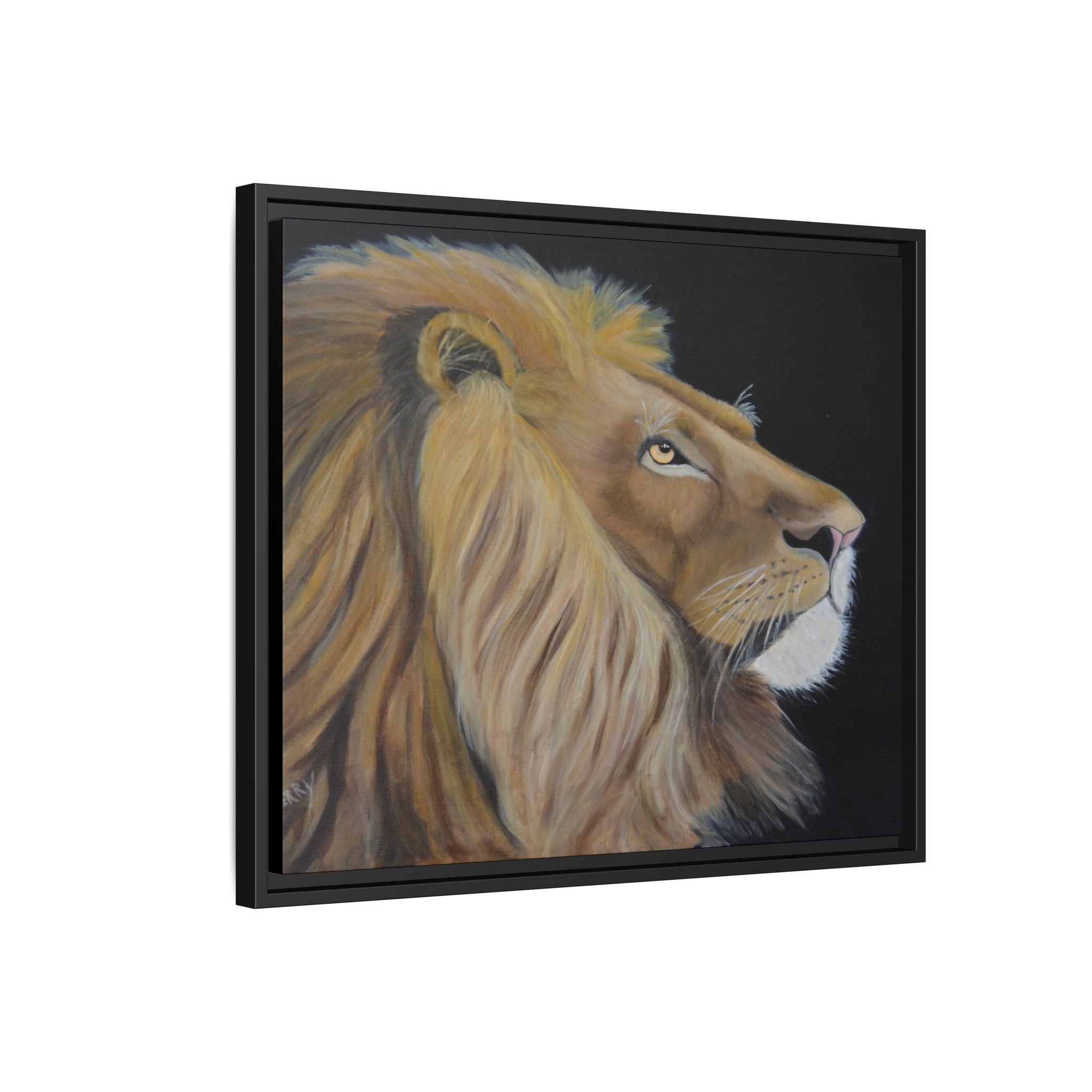 Regal Lion Portrait