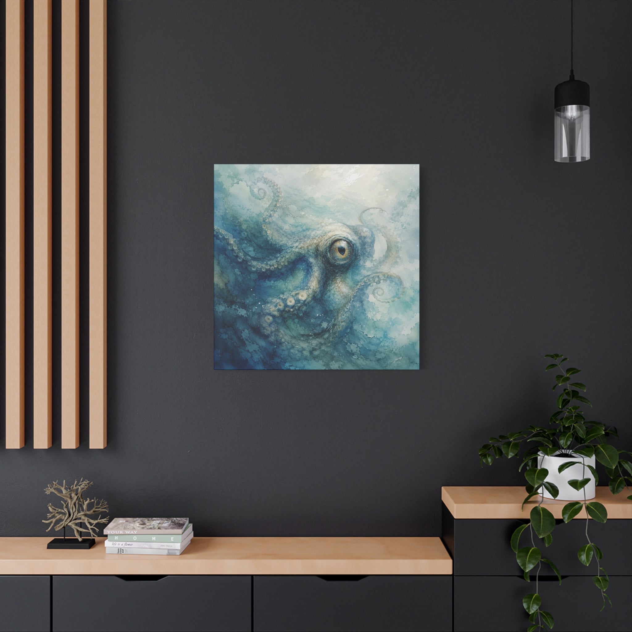Mind Beneath the Water - Canvas Wall Art — Matte Stretched Ocean Souls