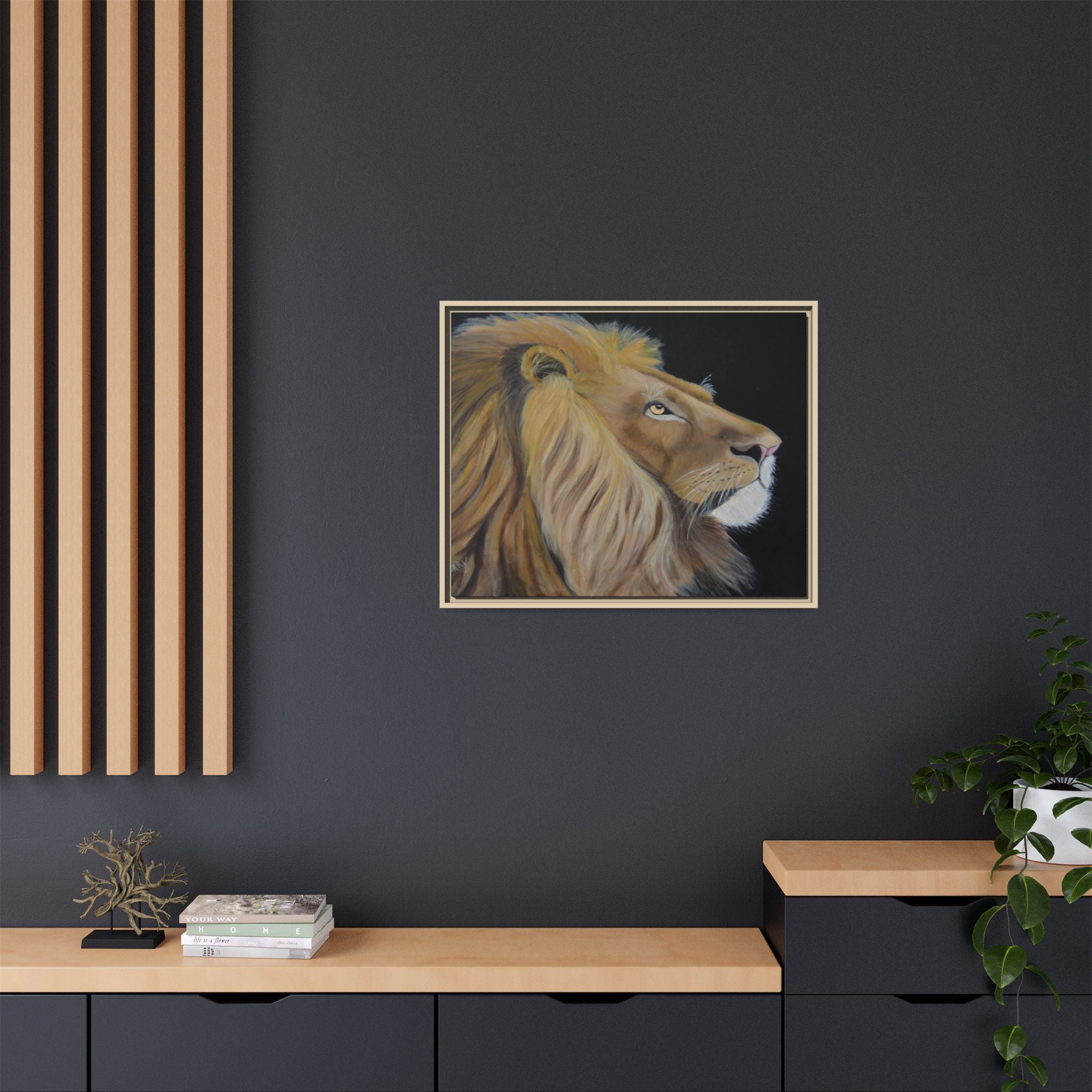 Regal Lion Portrait