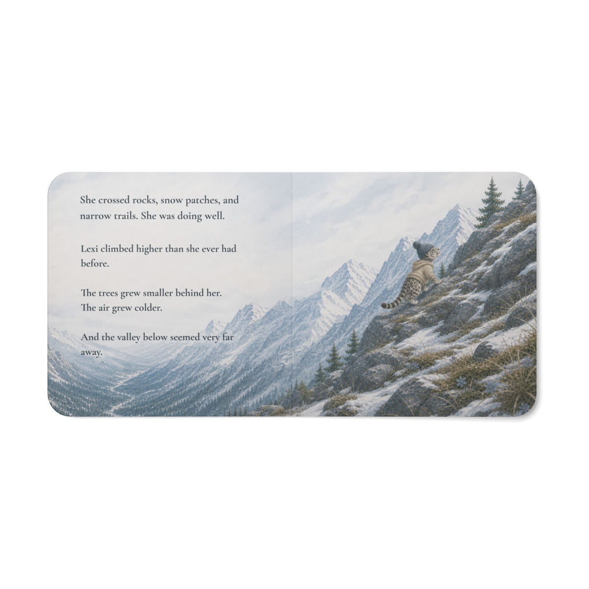 Board Book — “Lexi and the High Path” Children’s Mountain Adventure Picture Book