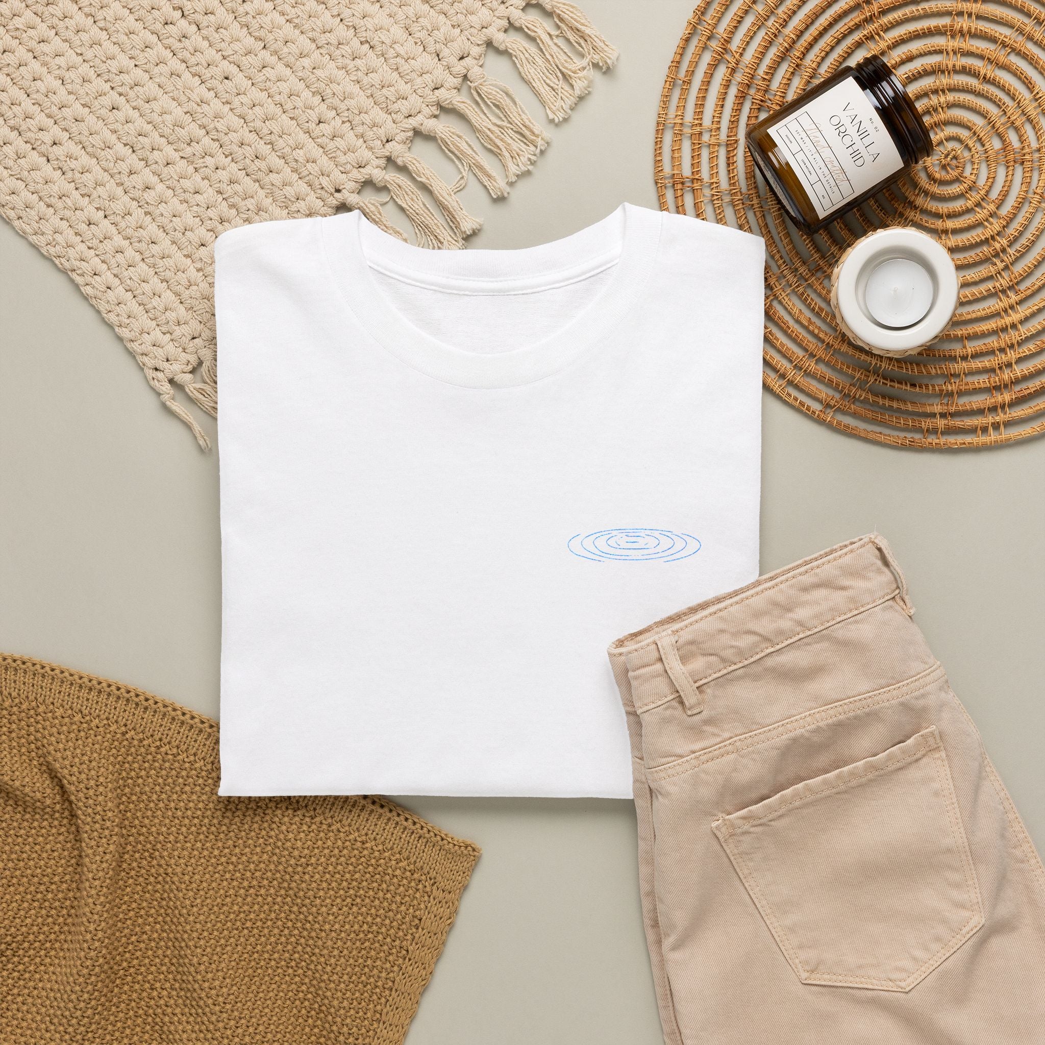 “Small Acts, Lasting Ripples” Embroidered Tee