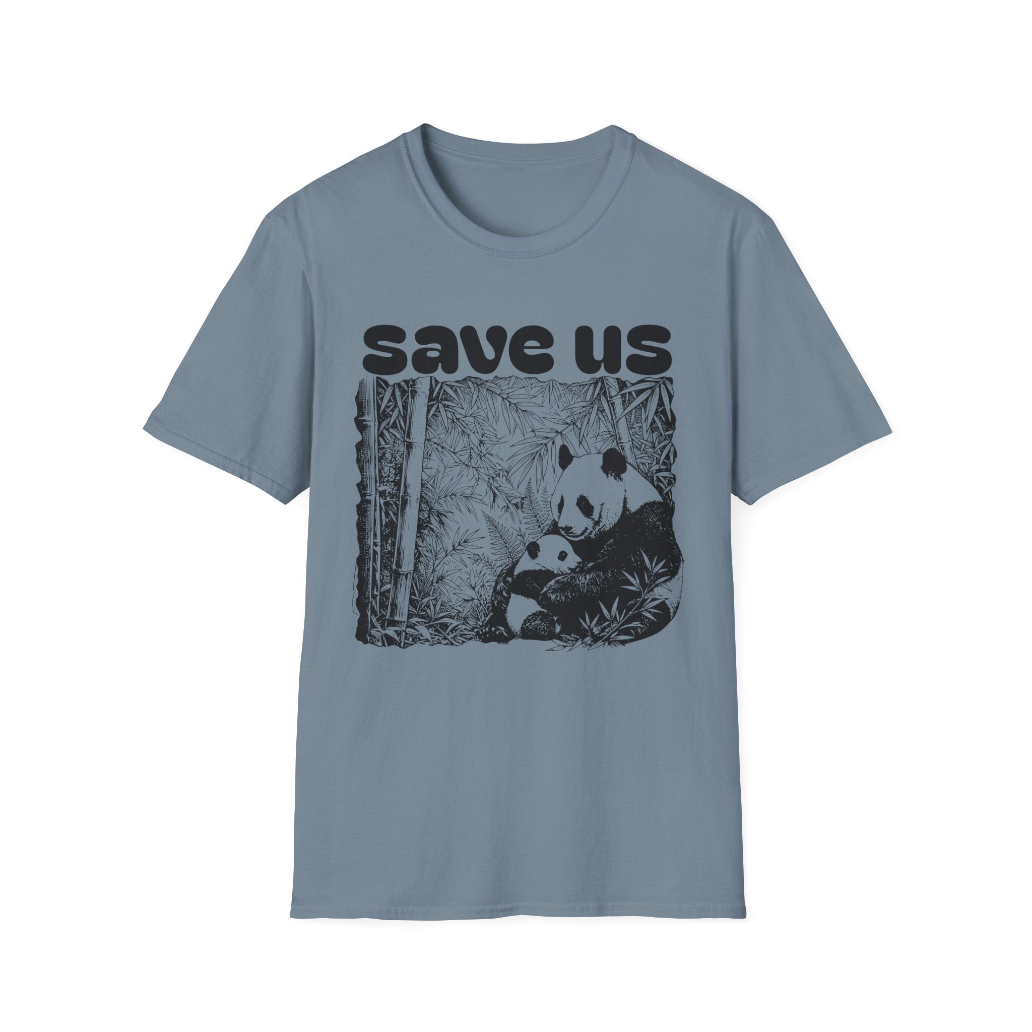 Save Us Panda Tee — Endangered Wildlife Conservation T-Shirt