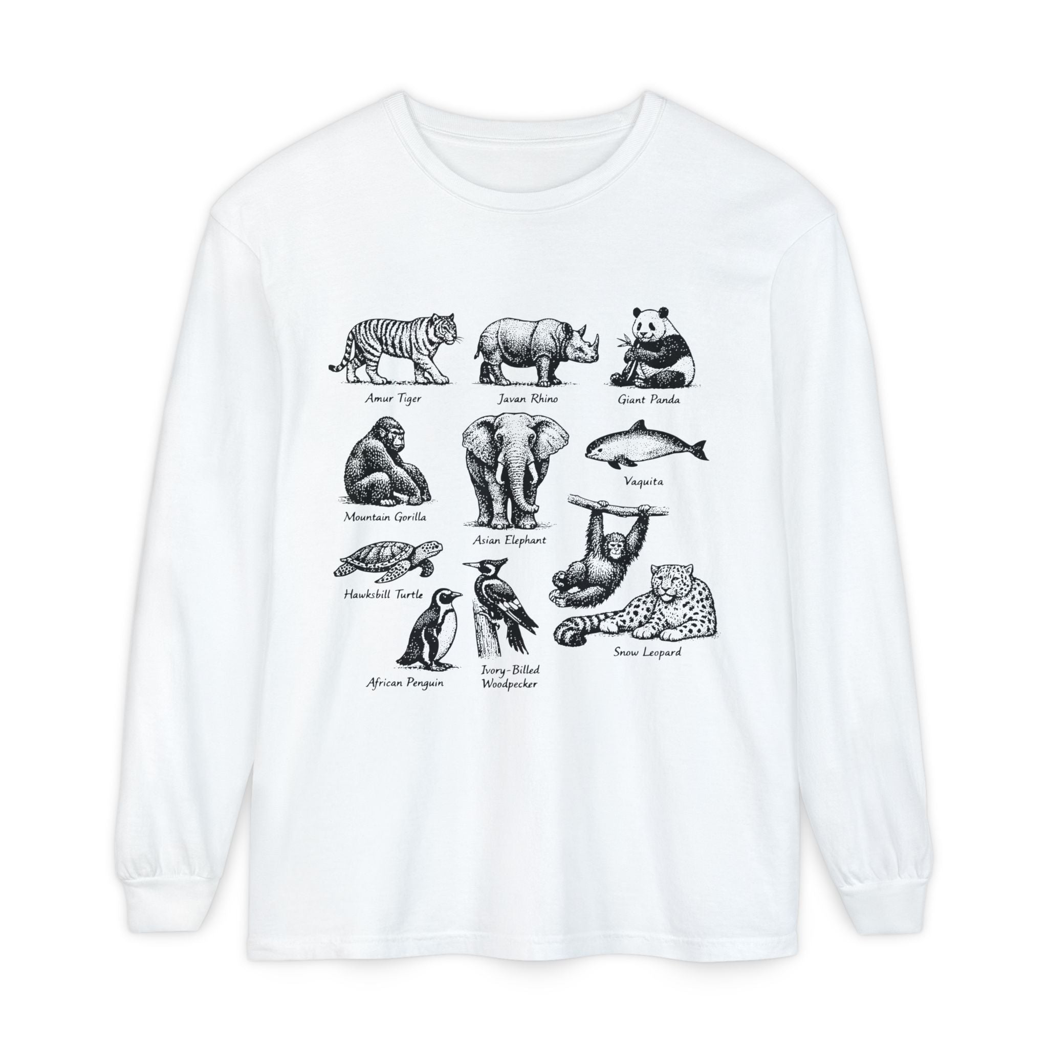 Every animal illustrated here is fighting for its survival.