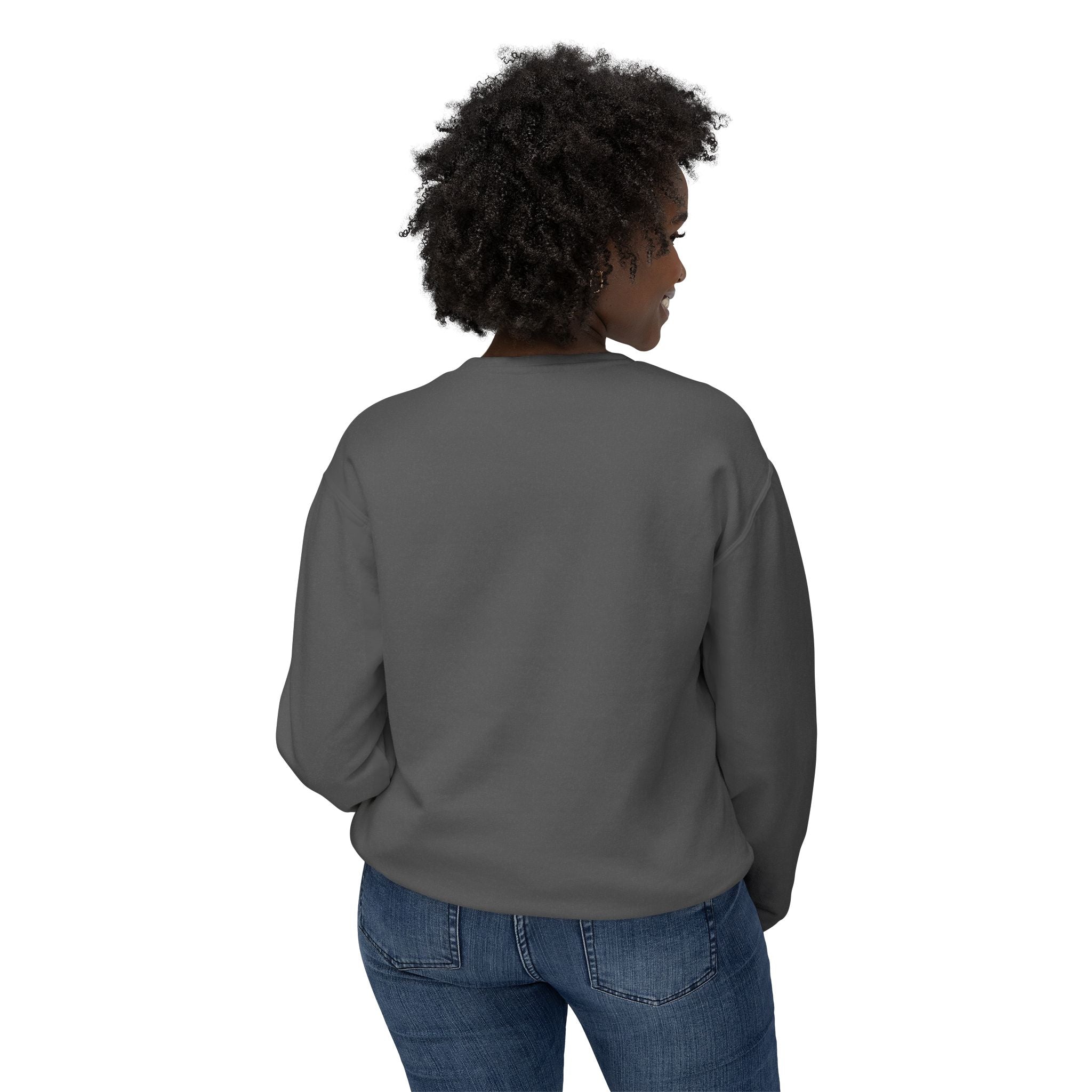 Lion Portrait Crewneck Sweatshirt – Relaxed lightweight fit