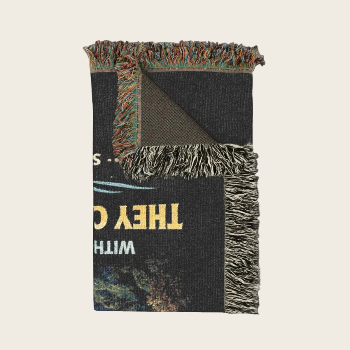 Sea Turtle Woven Throw Blanket