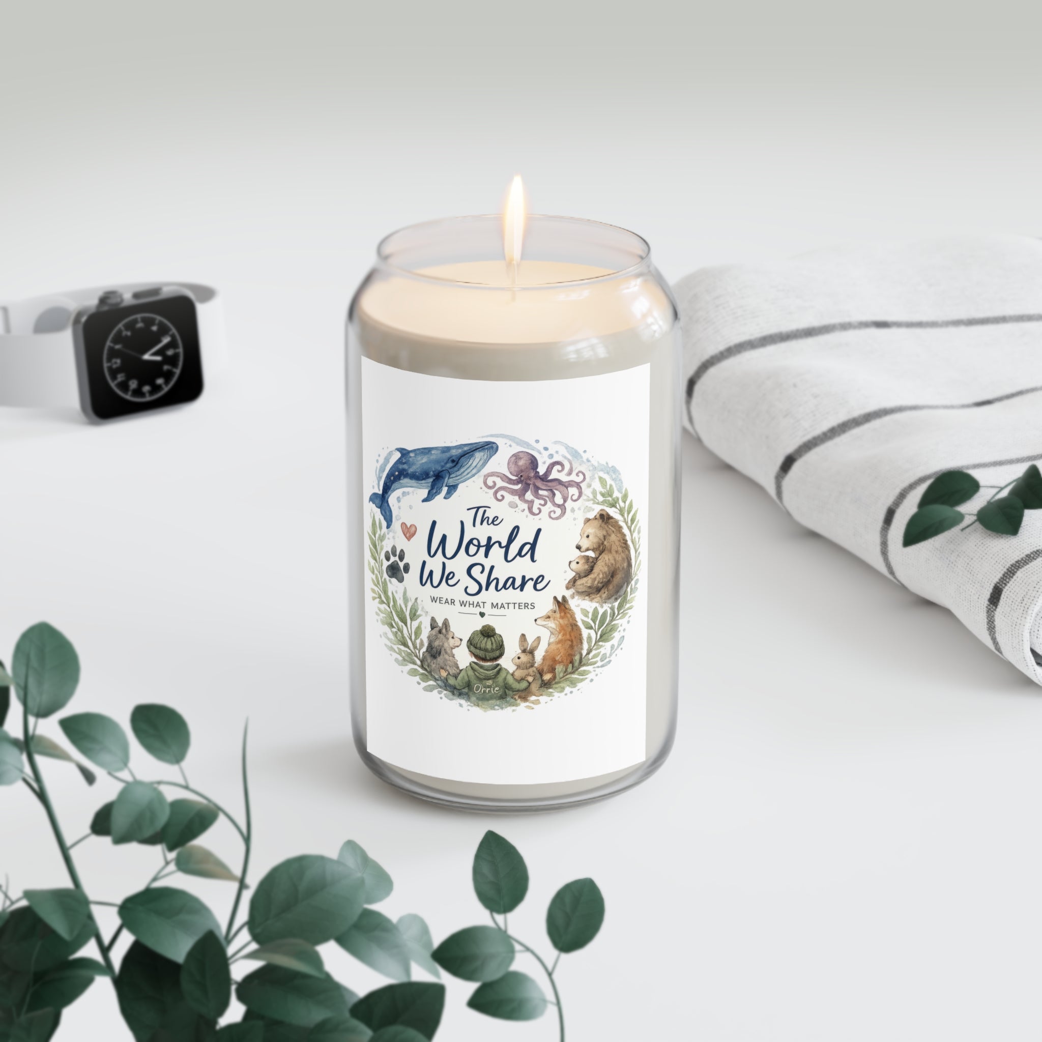 The World We Share Scented Soy Candle — 13.75 oz, 3 scents