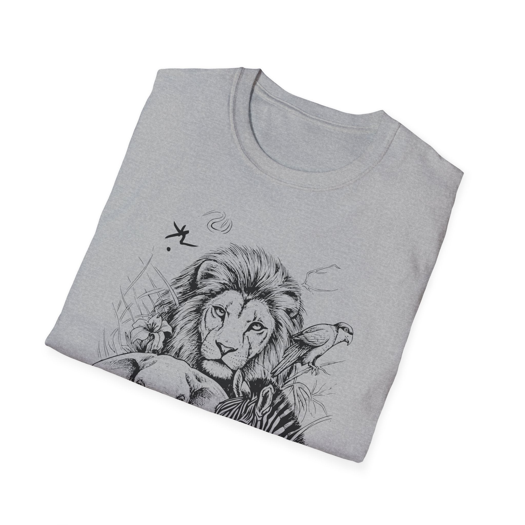 Safari Sketch T-Shirt — Wildlife Sketch Tee