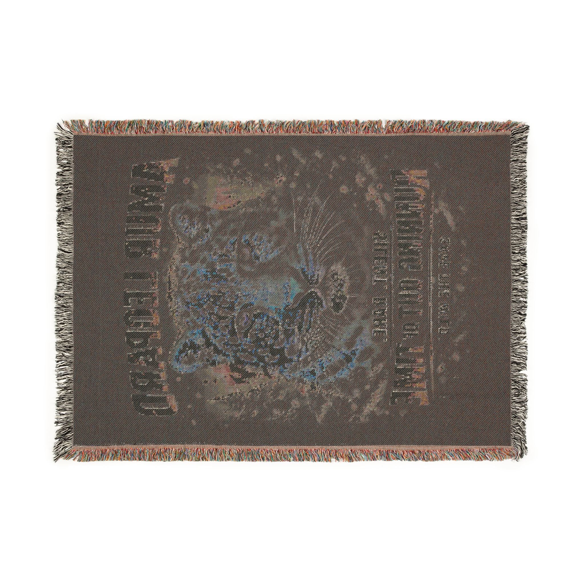 Woven Leopard Throw