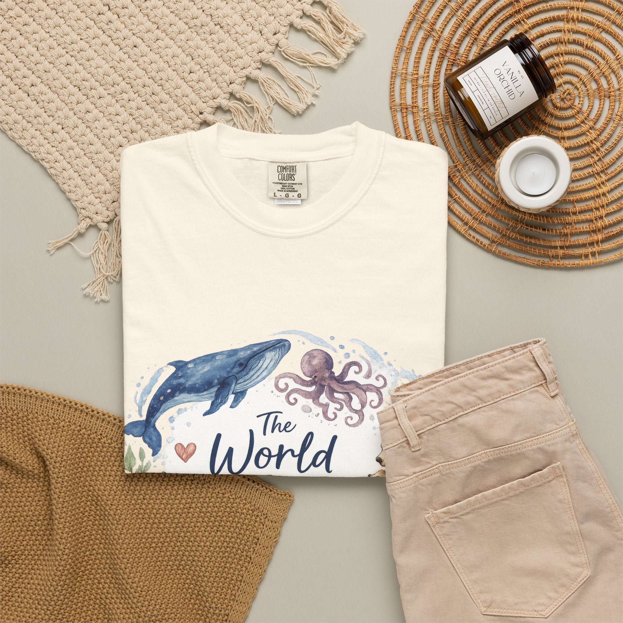 The World We Share T-Shirt — Wildlife & Ocean Conservation Graphic Tee