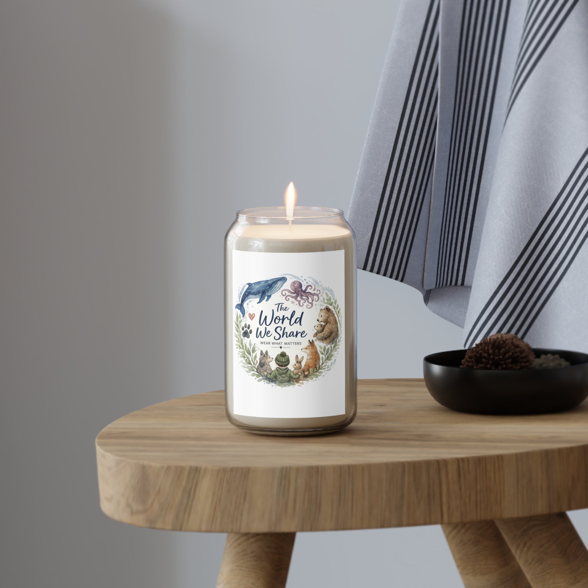 The World We Share Scented Soy Candle — 13.75 oz, 3 scents