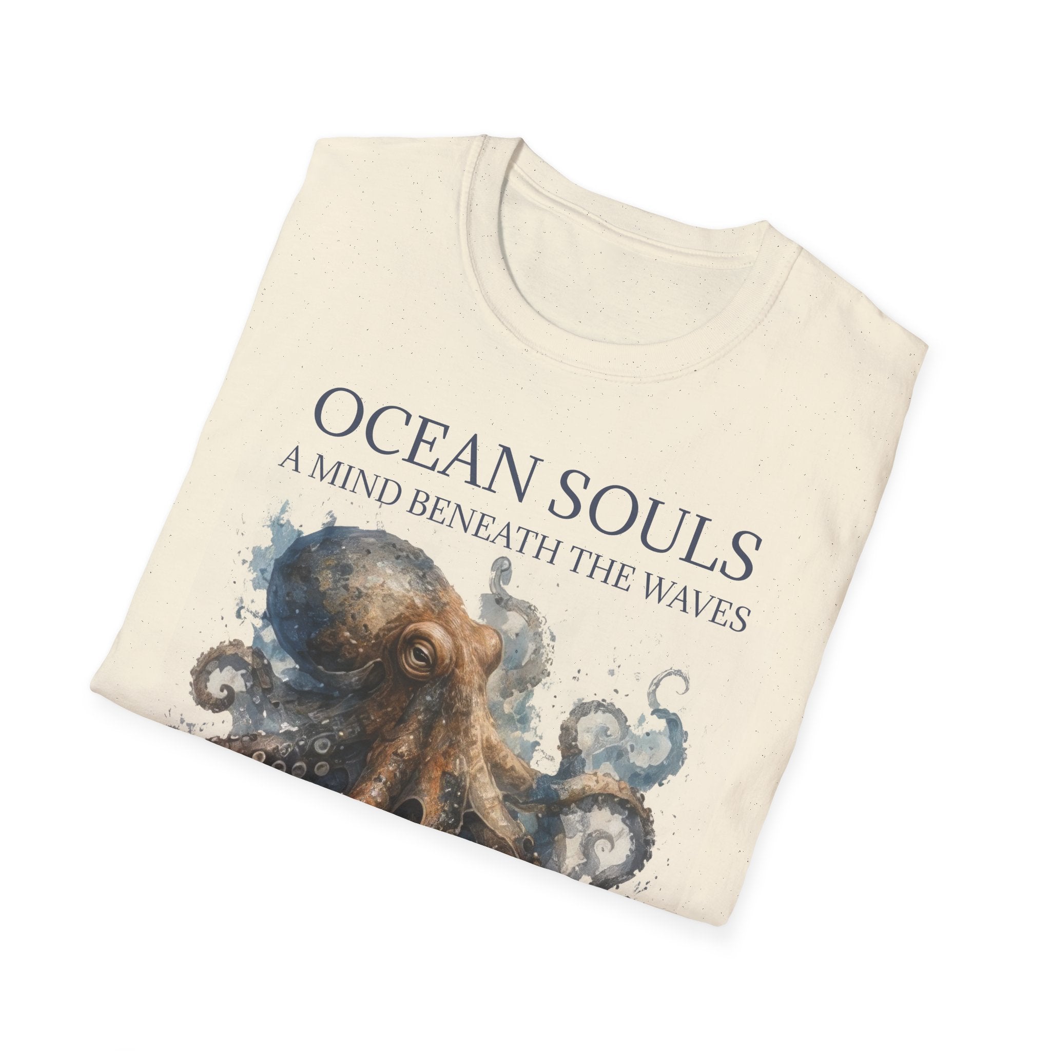Ocean Souls - Mind Beneath the Waves Unisex Softstyle T-Shirt