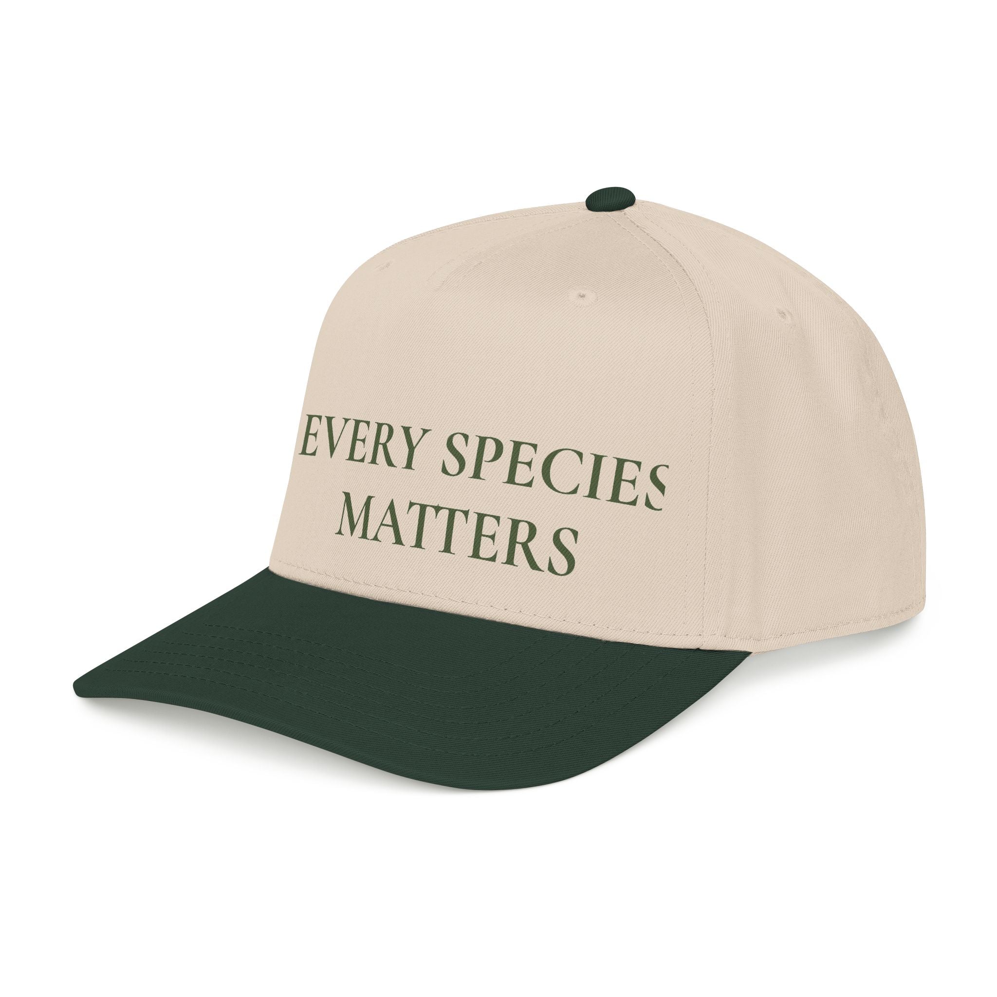 Every Species Matters Baseball Cap — Eco Awareness Mid Profile Hat