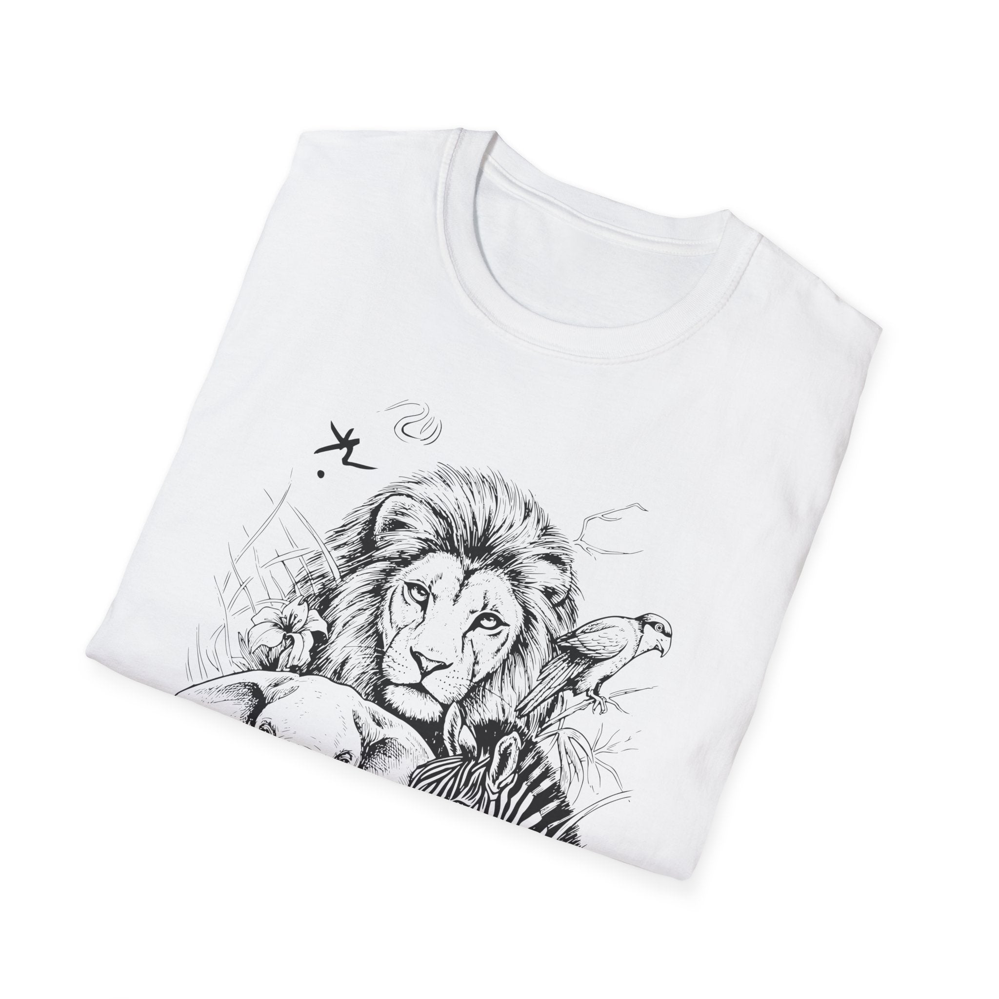 Safari Sketch T-Shirt — Wildlife Sketch Tee