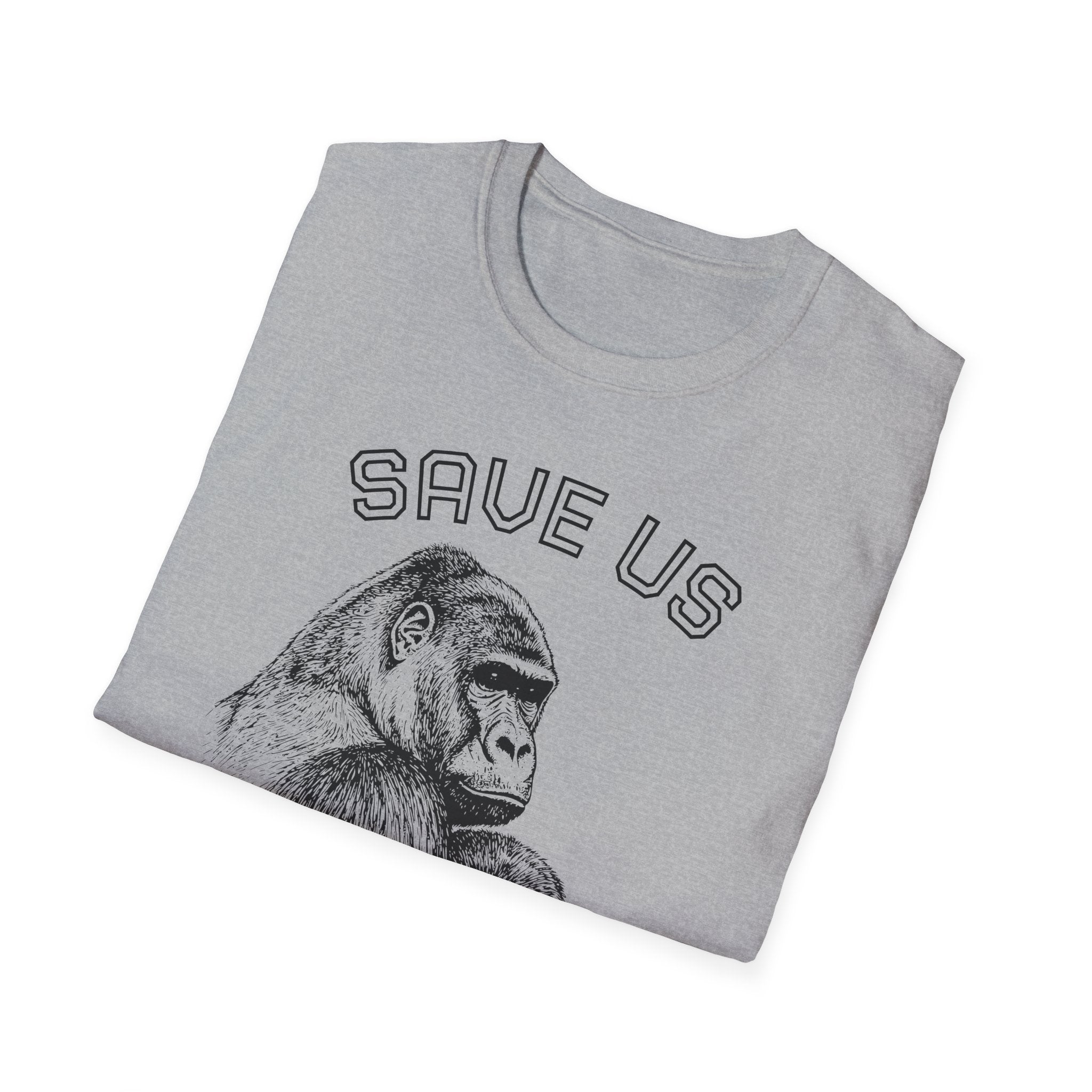 T-Shirt — "Save Us" Gorilla Conservation Tee