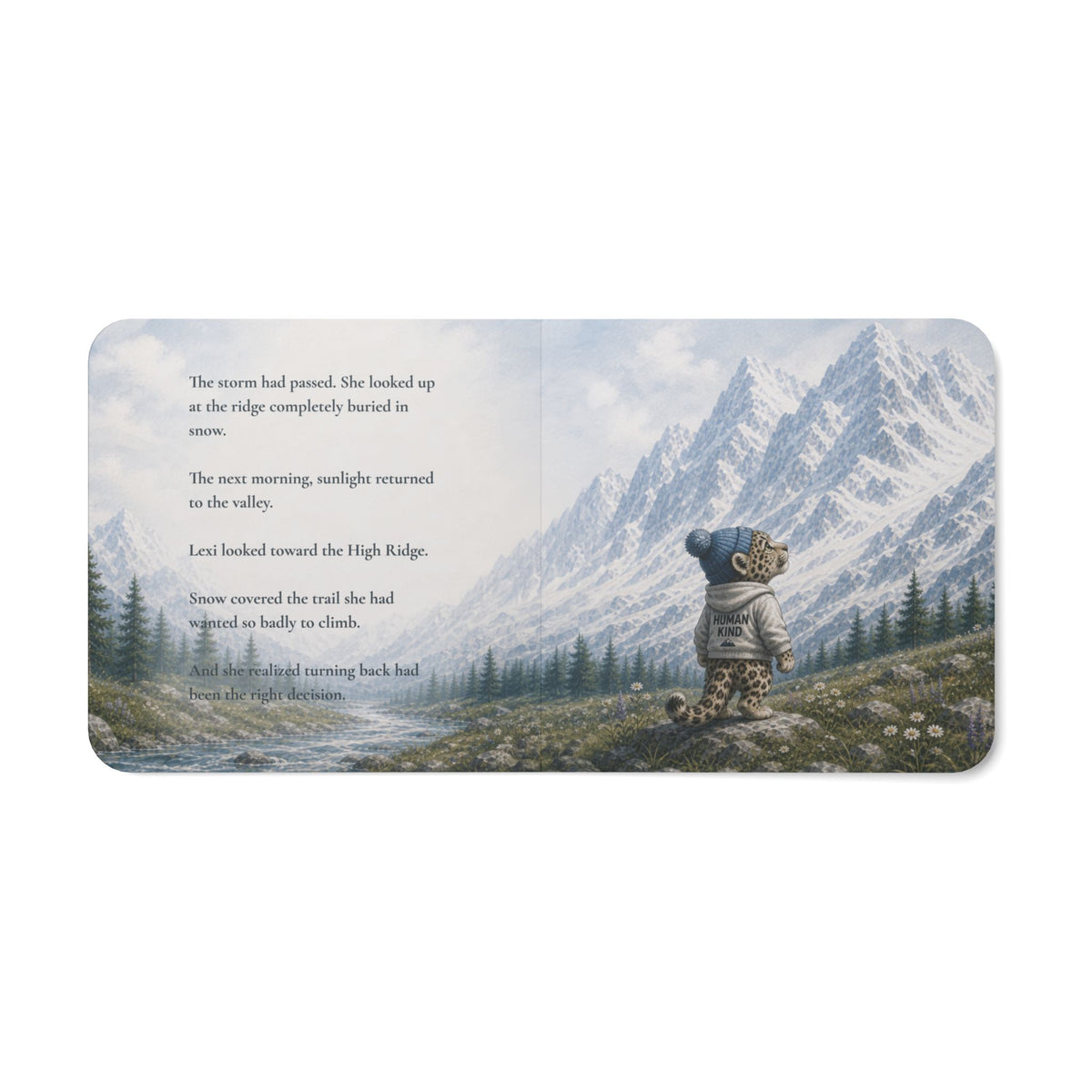 Board Book — “Lexi and the High Path” Children’s Mountain Adventure Picture Book