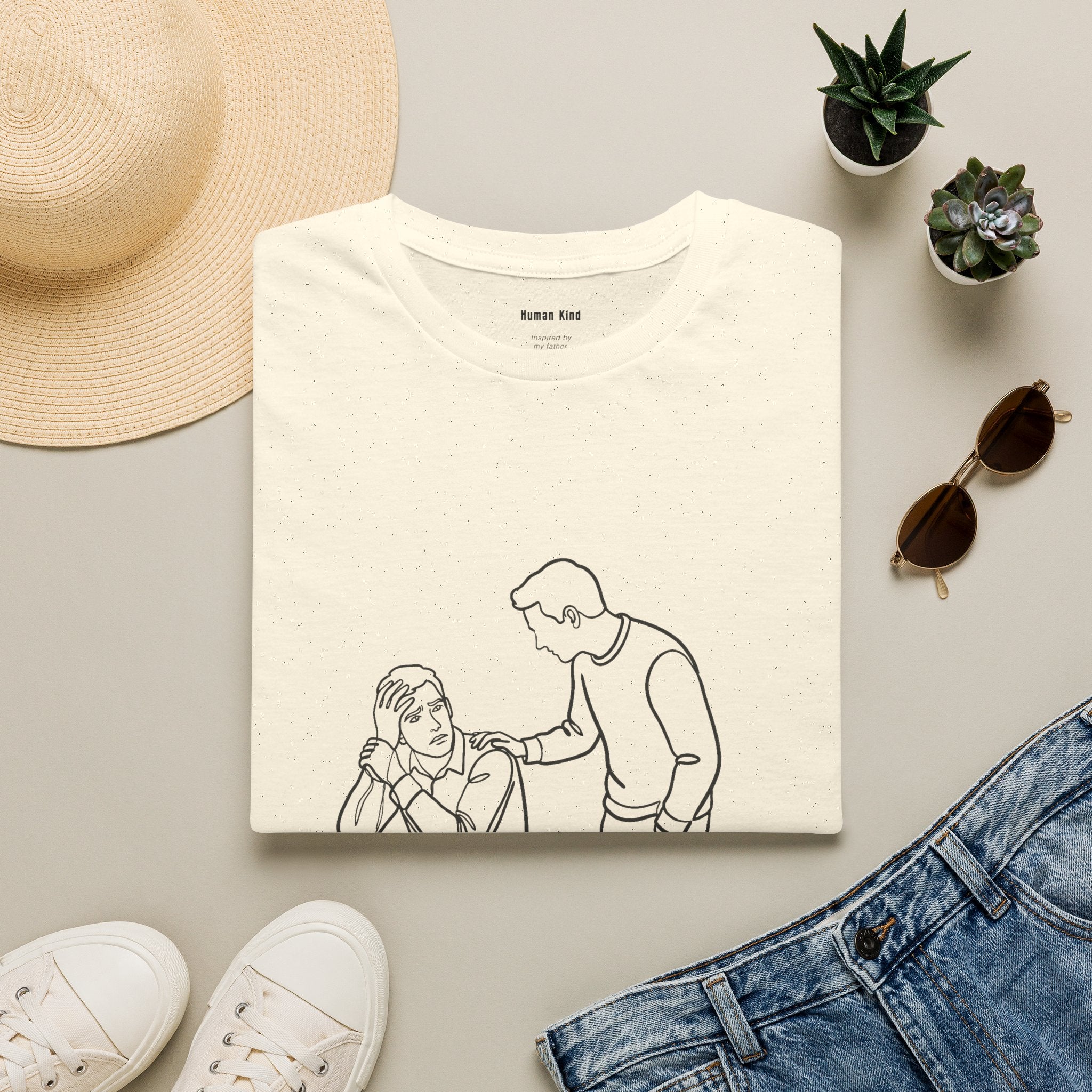 Comforting Friend - Human Kind T-Shirt
