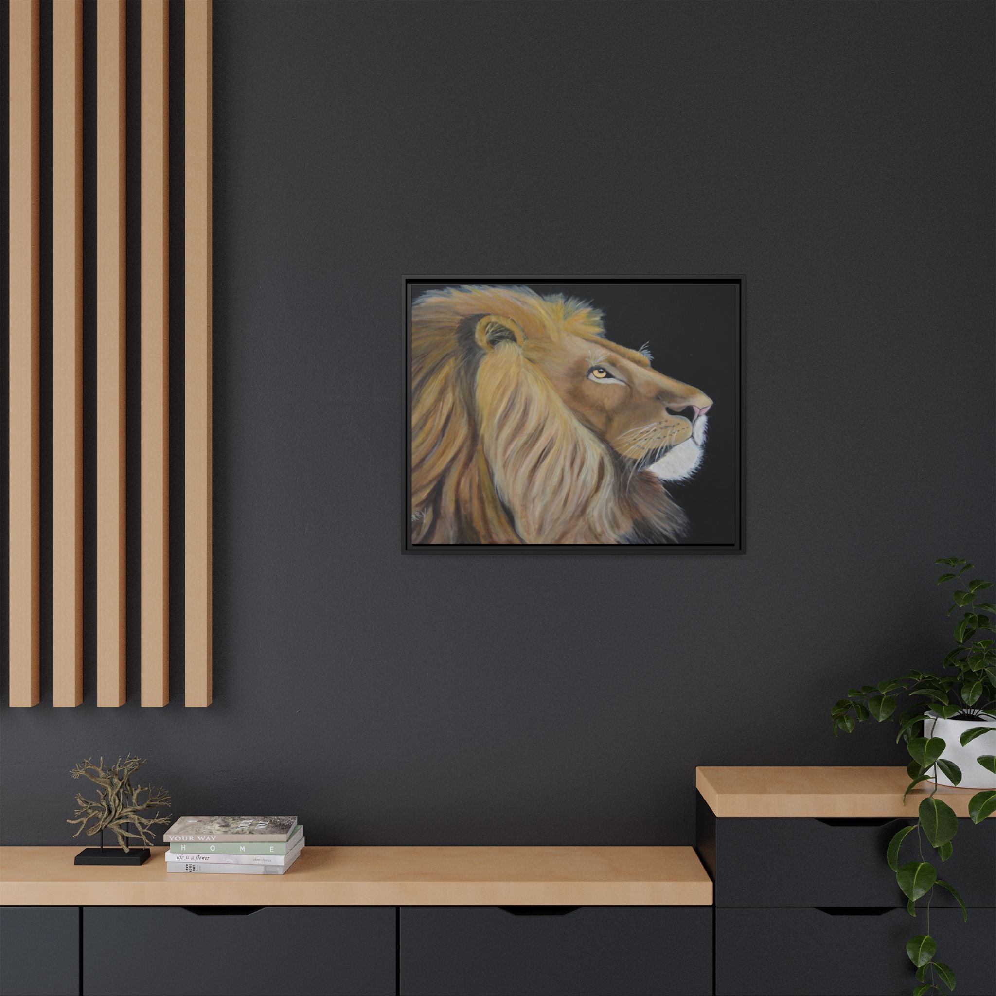 Regal Lion Portrait