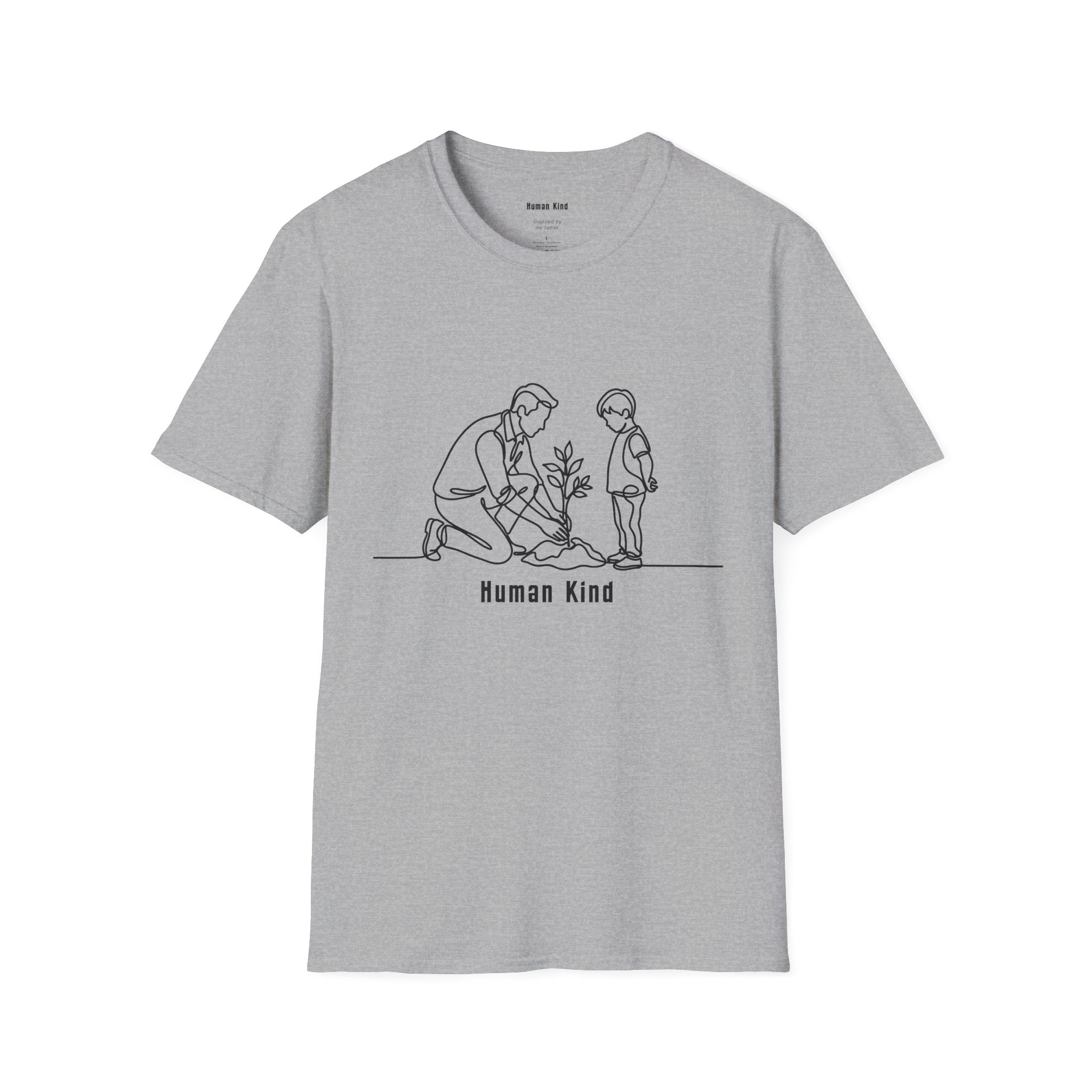 Planting Tomorrow — Human Kind Line Art Tee