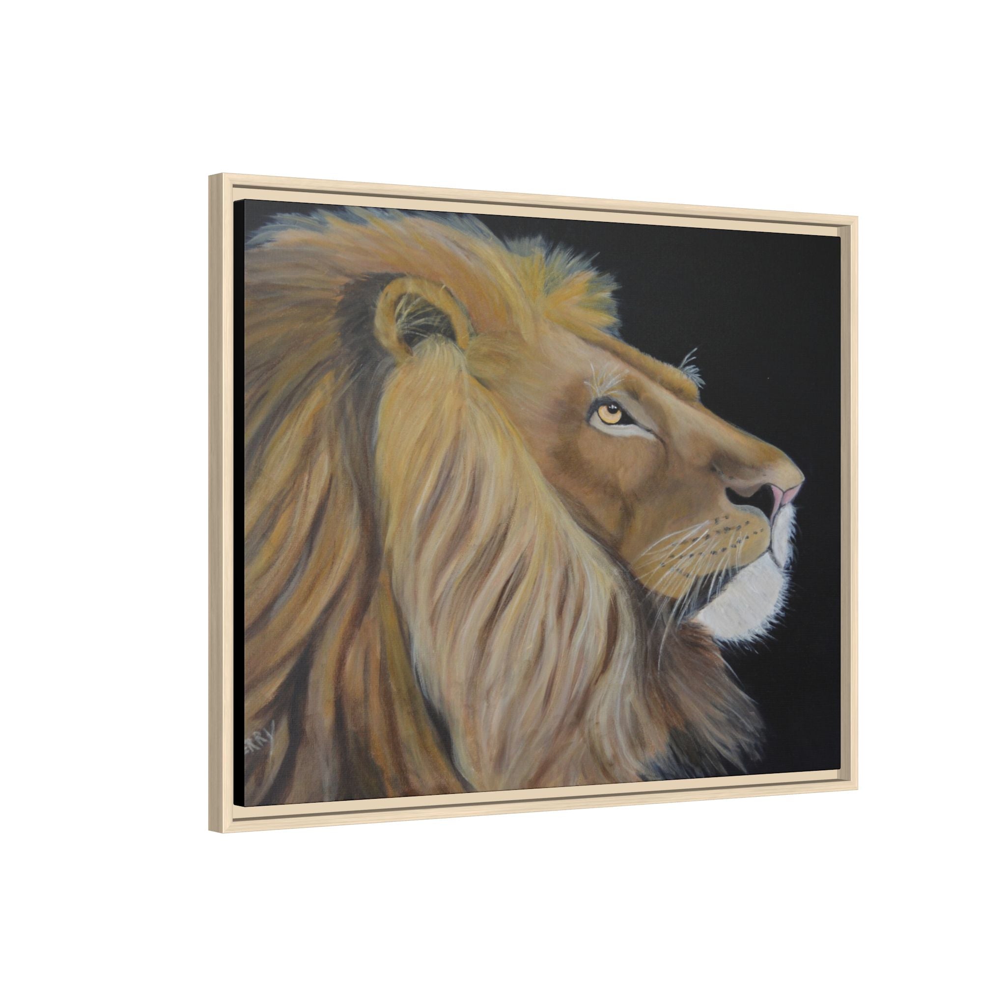 Regal Lion Portrait