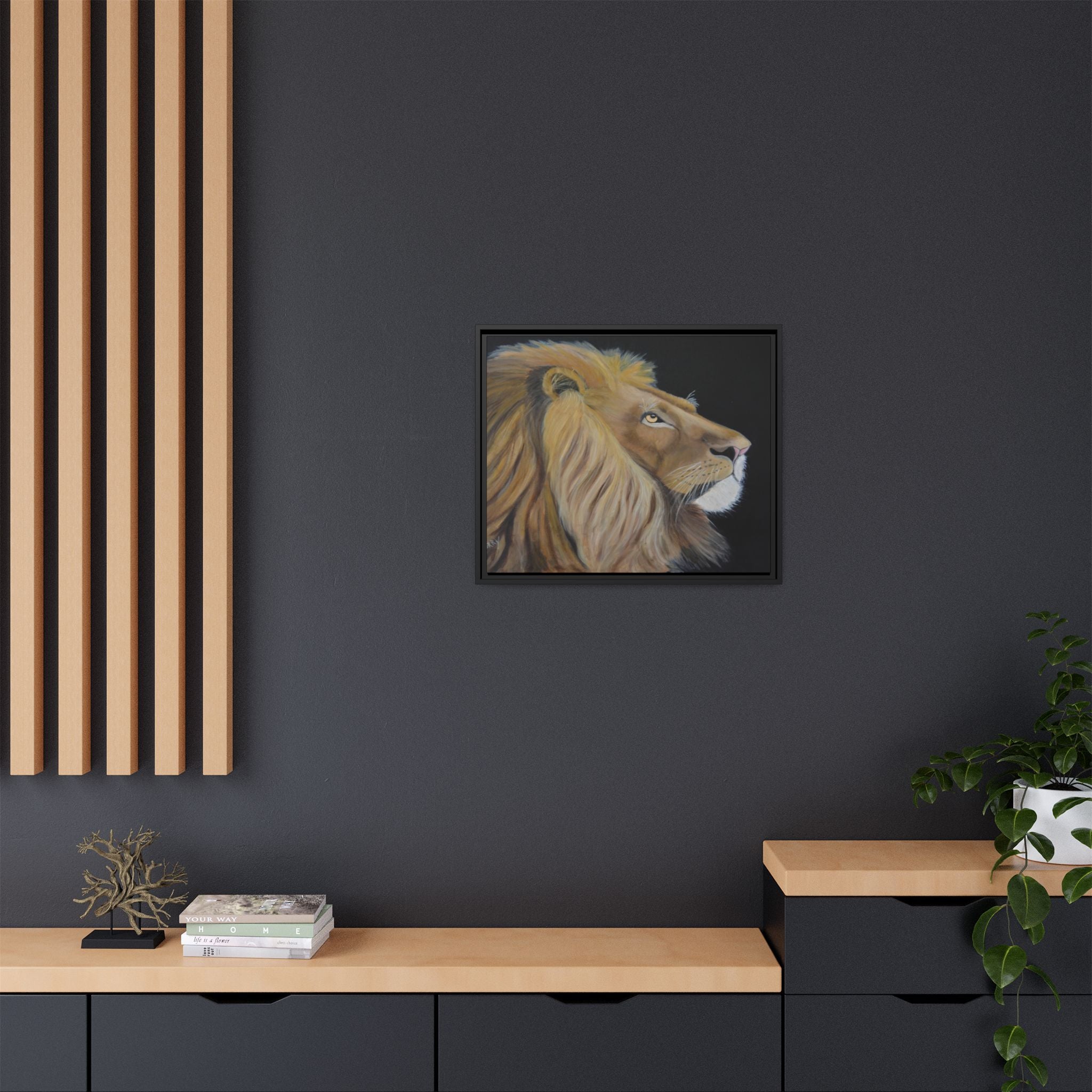 Regal Lion Portrait