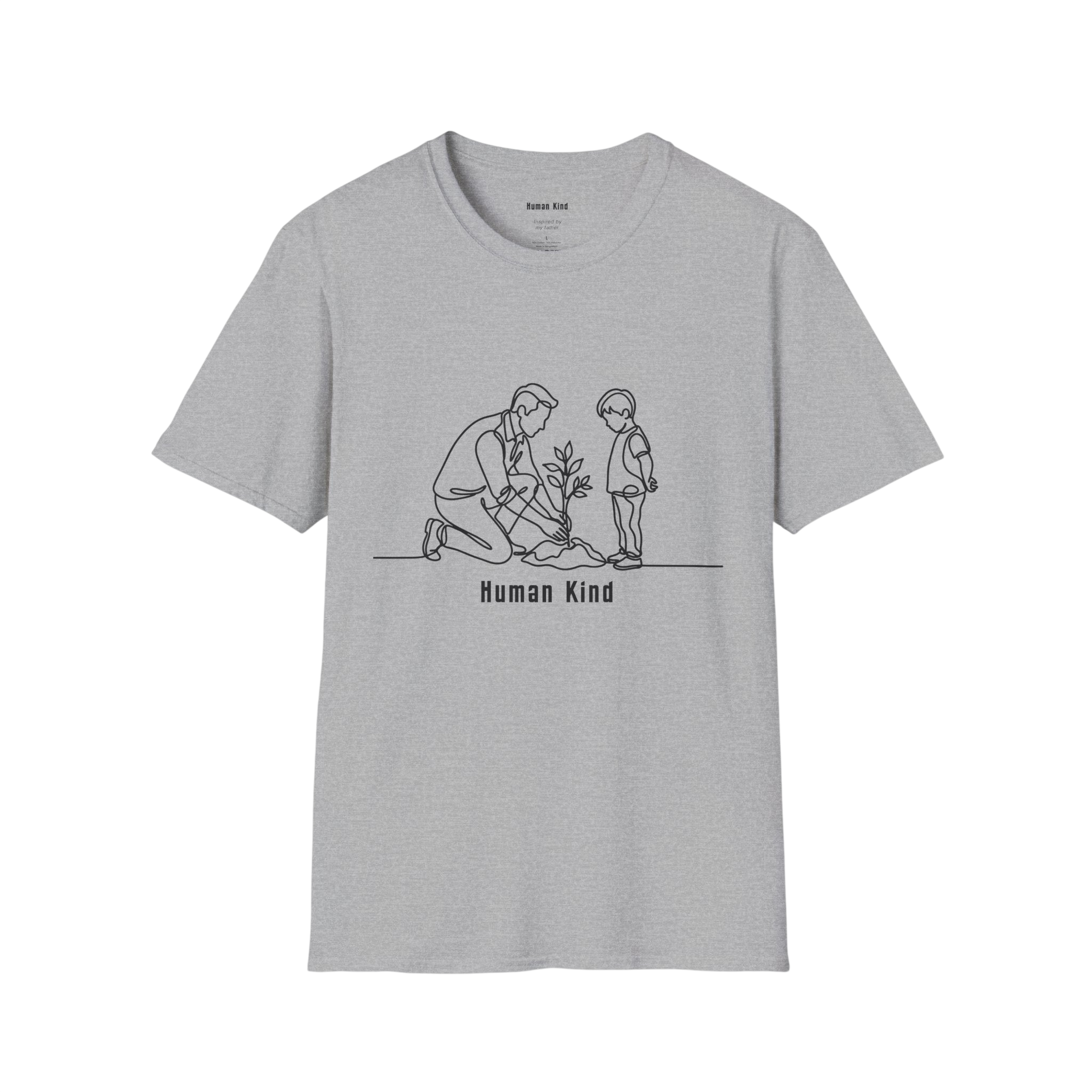 Planting Tomorrow — Human Kind Line Art Tee
