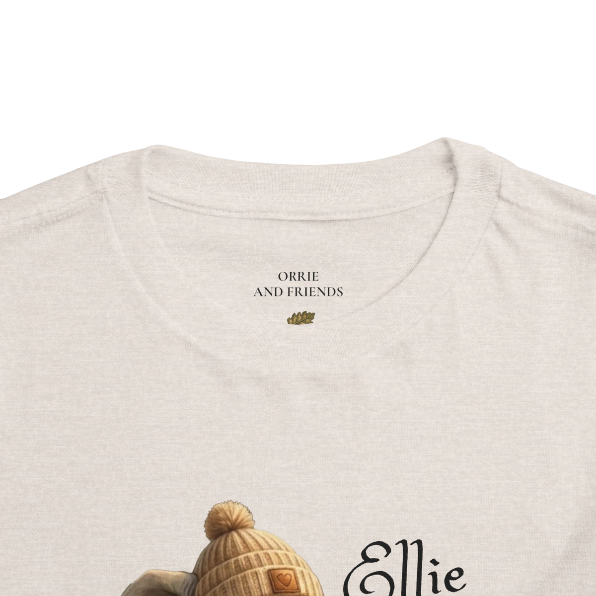 Toddler Tee — Ellie Elephant with fox & porcupine