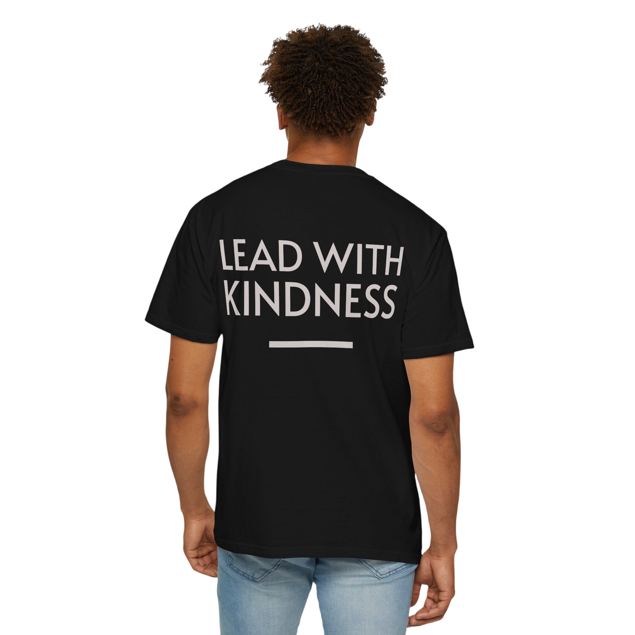 Human Kind Black Graphic T-shirt on Comfort Colors