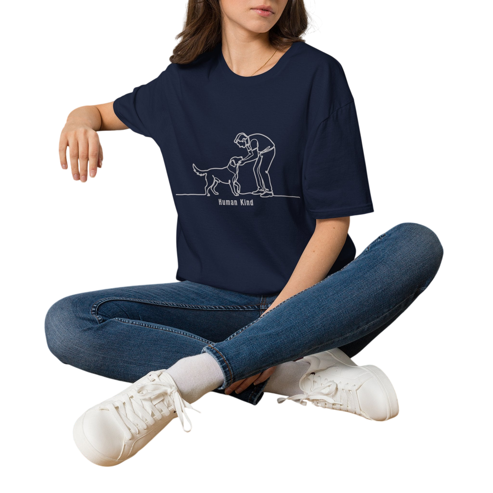 Man Meets Dog — Human Kind Art Tee