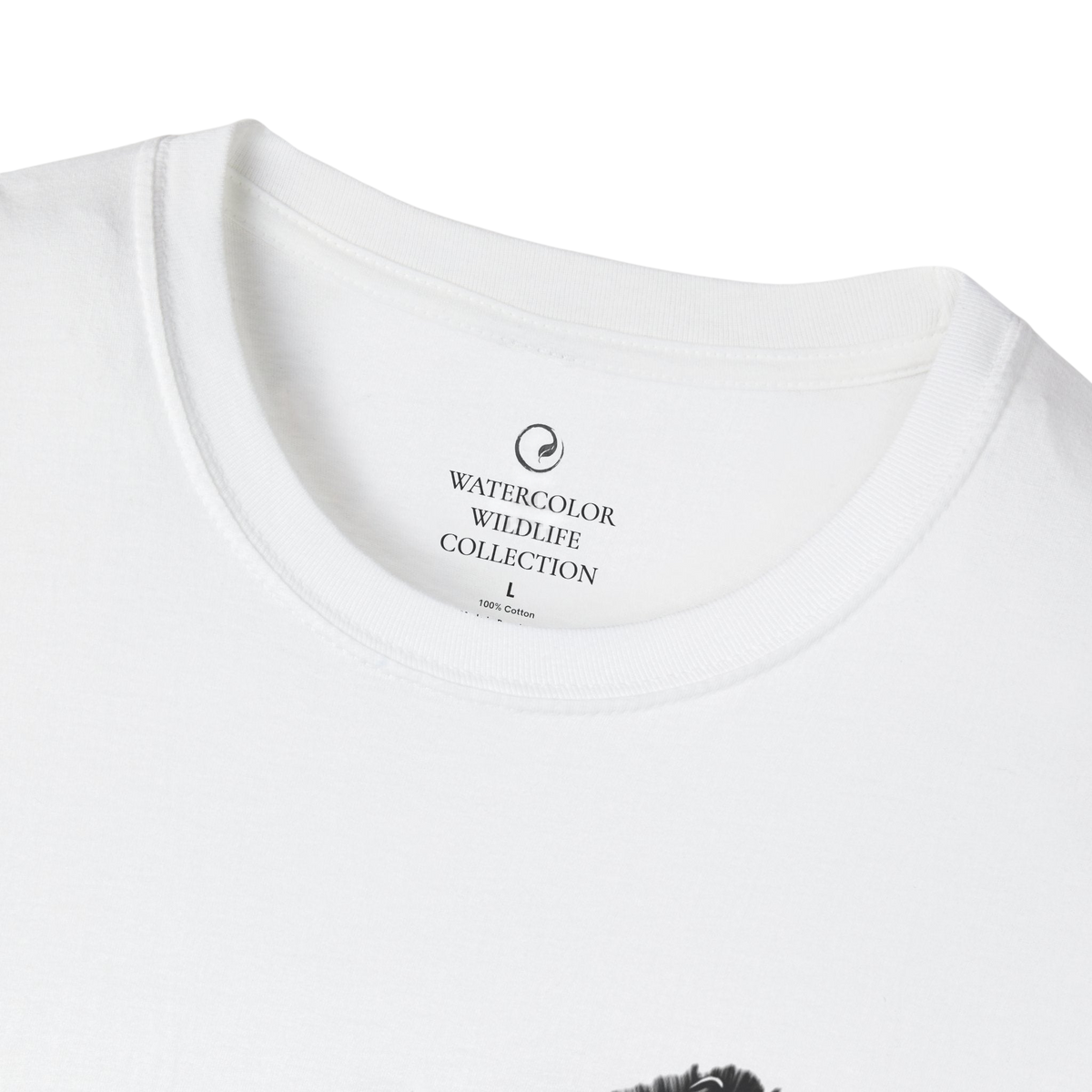 Zebra Watercolor T‑Shirt — Color Splash Running Zebra Graphic Tee in White