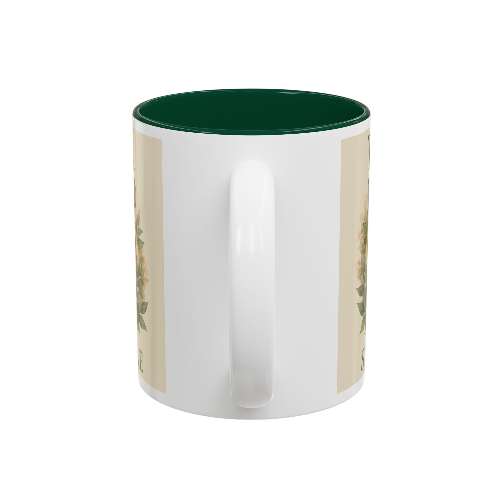 Tiger Still Here Mug — Two-Tone Accent Coffee Cup (11oz/15oz)