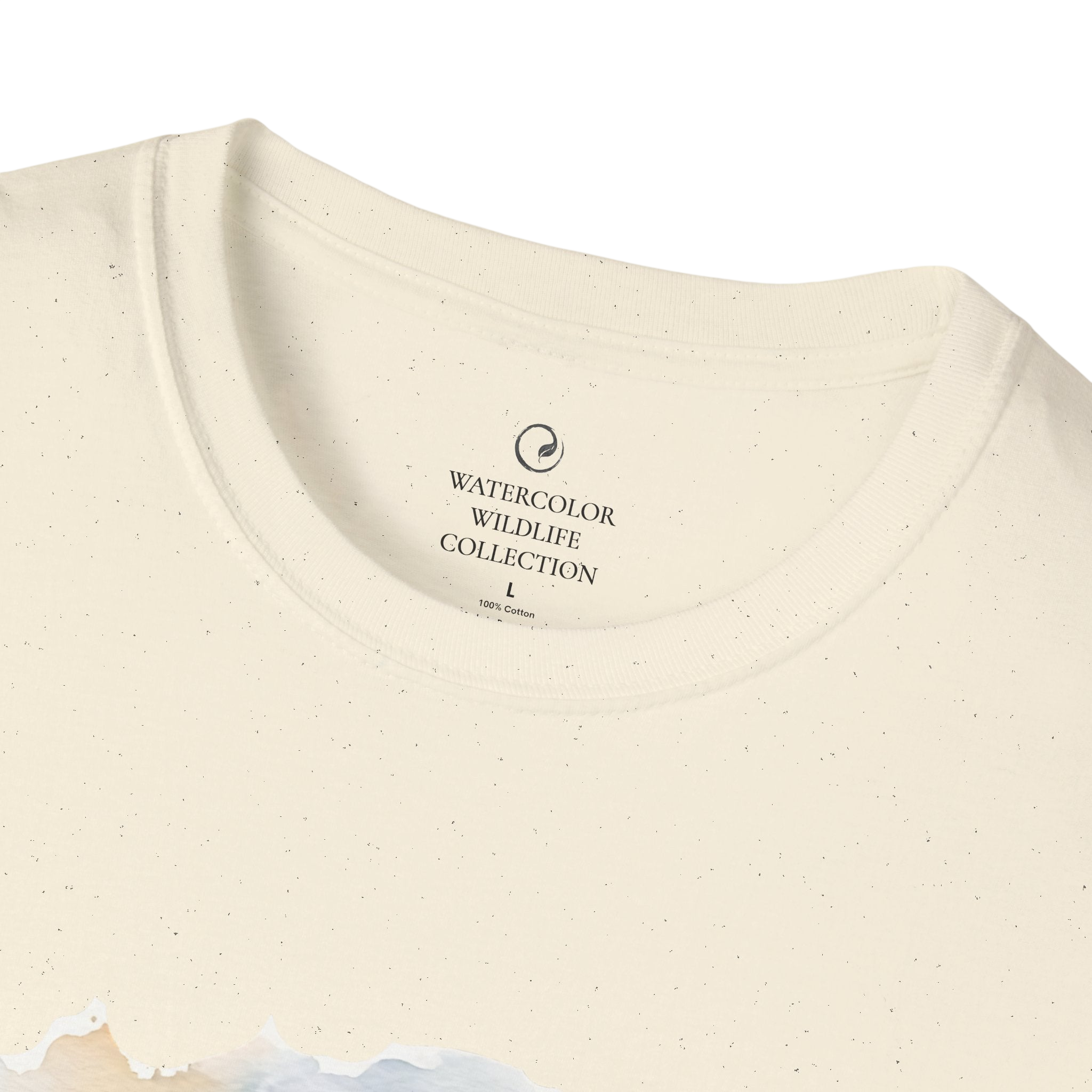 Elephant Watercolor Graphic T-shirt on 100% cotton