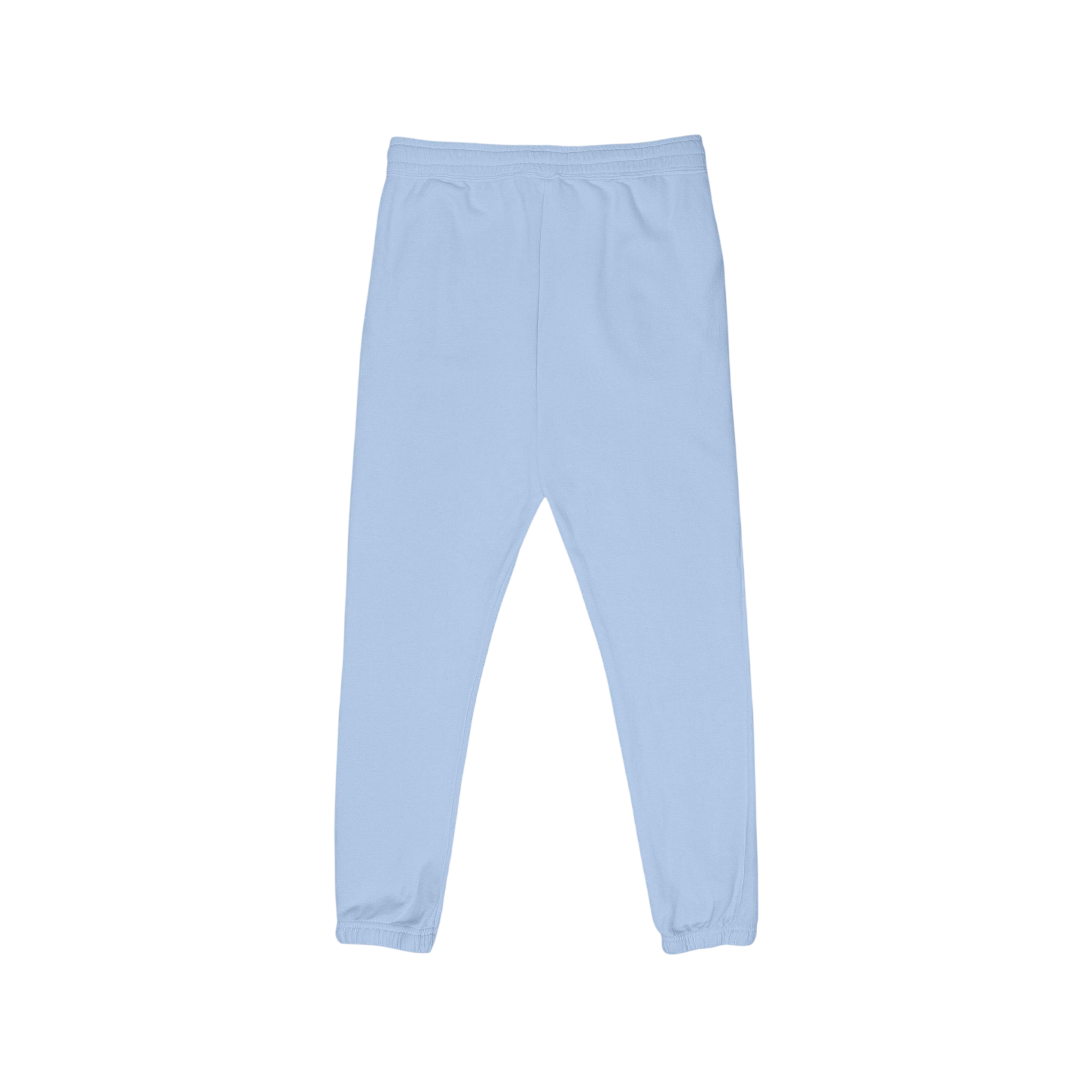 Whale Tail Embroidered Sweatpants — Garment-Dyed Fleece Joggers
