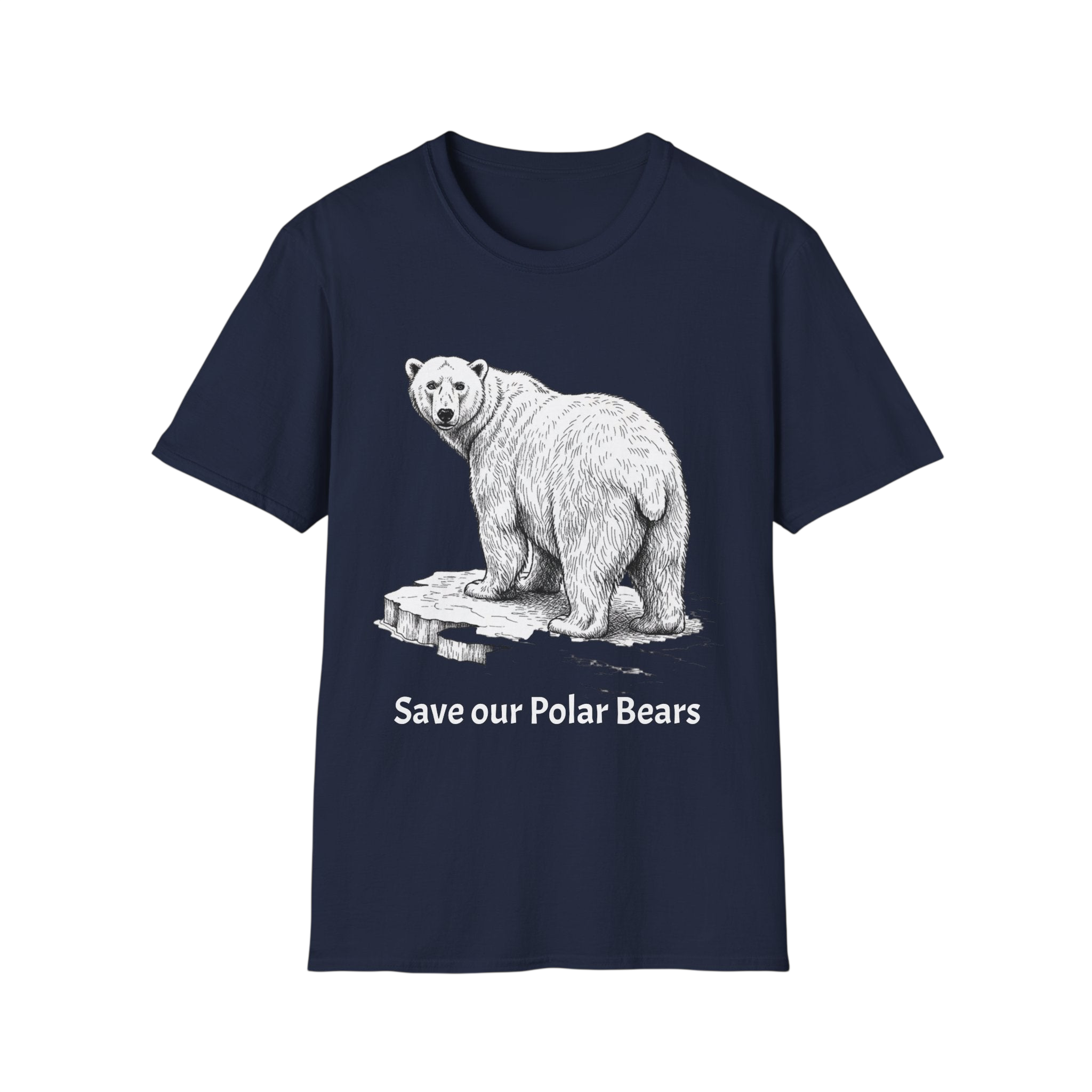 Polar Bear Graphic Tee — The Ice Is Gone