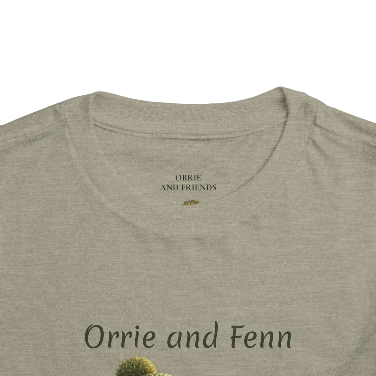 Toddler Tee — 'Orrie and Fenn' Cozy Woodland Fox & Orangutan Illustration