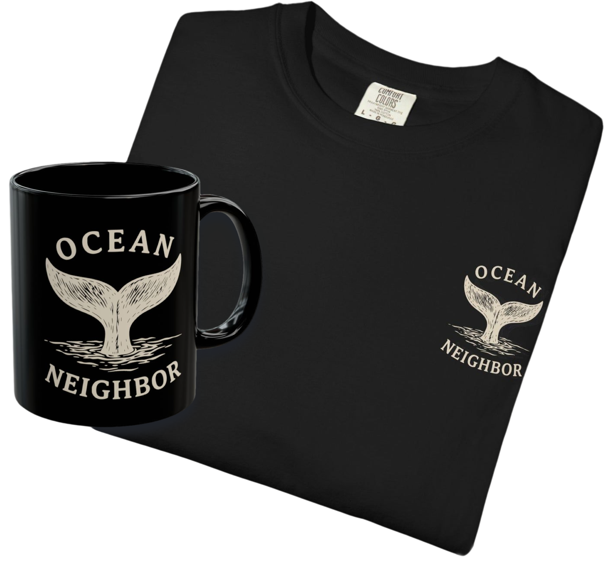 Ocean Neighbor Tee & Mug - Perfect gift for the ocean lover in your life