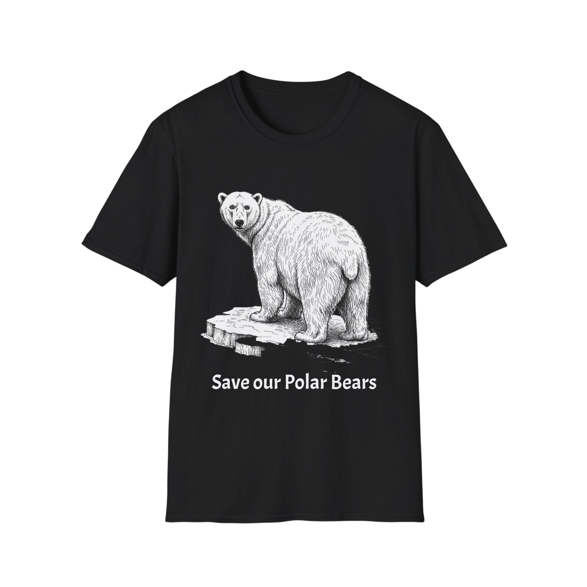 Polar Bear Graphic Tee — The Ice Is Gone
