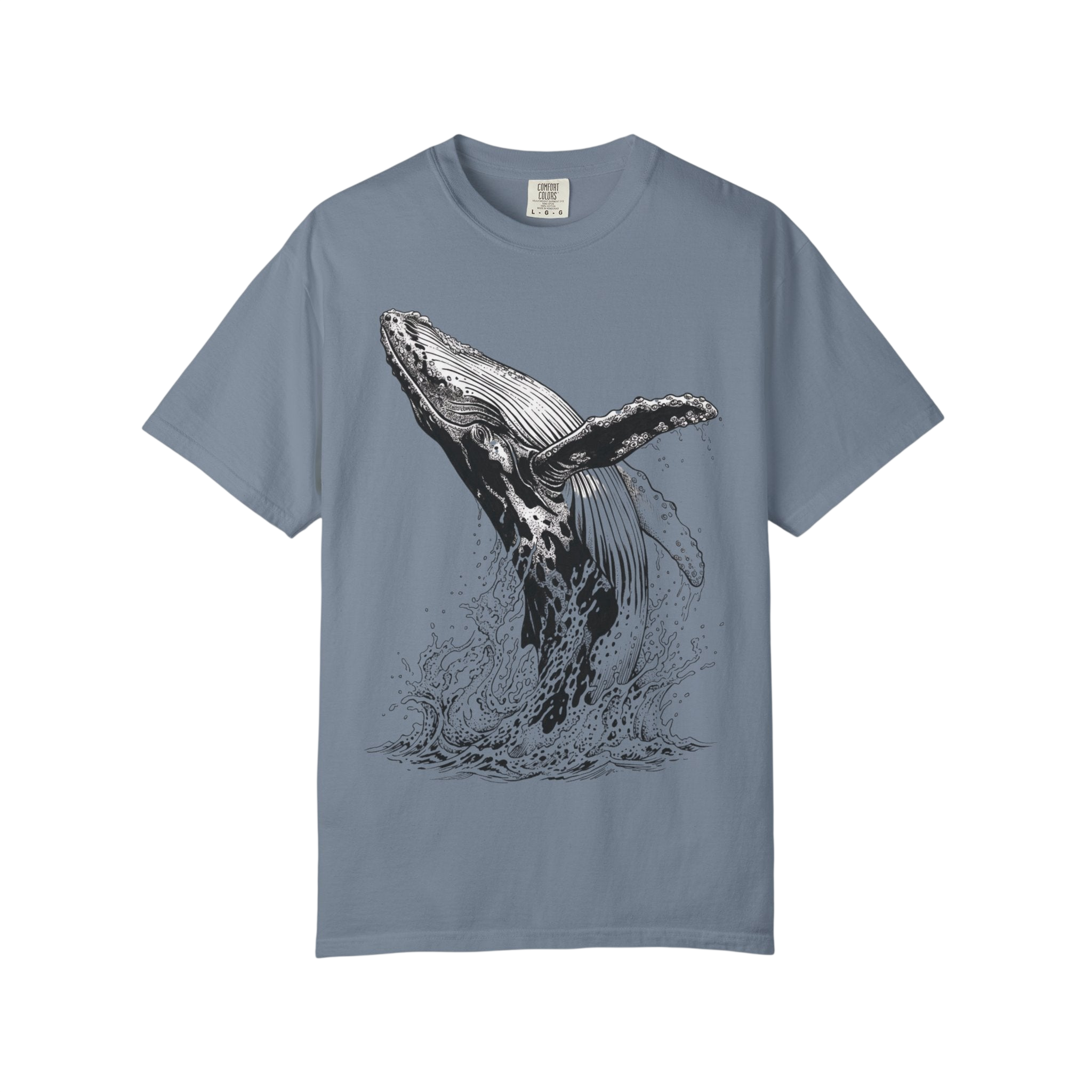 Humpback Whale Breach T-Shirt — Ocean Neighbors Collection