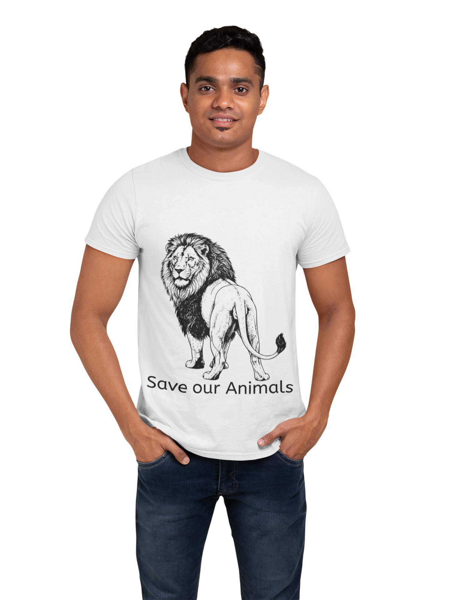 Lion Graphic Tee — Disappearing From the Earth