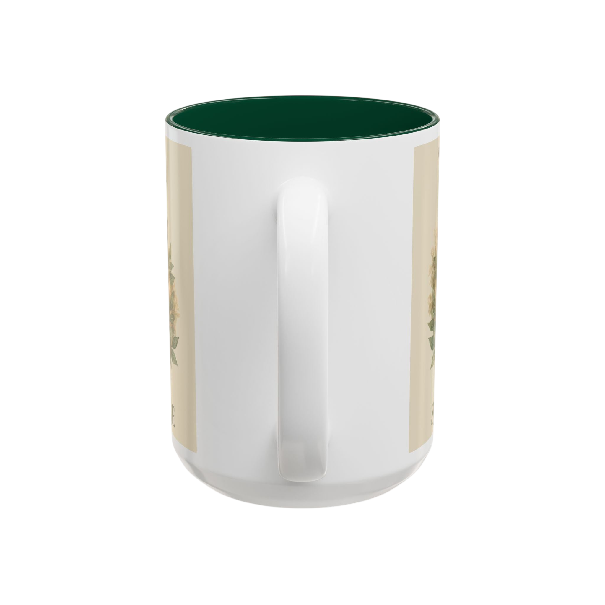 Tiger Still Here Mug — Two-Tone Accent Coffee Cup (11oz/15oz)
