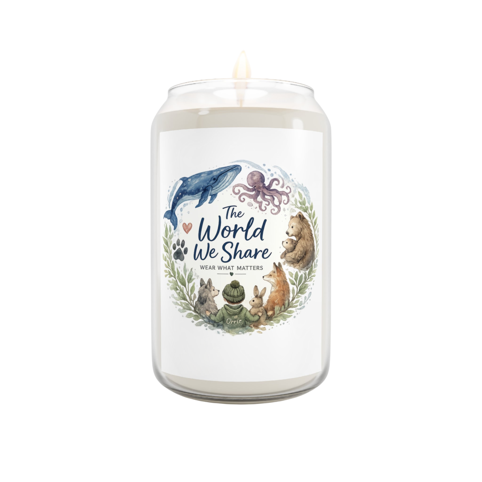 The World We Share Scented Soy Candle — 13.75 oz, 3 scents