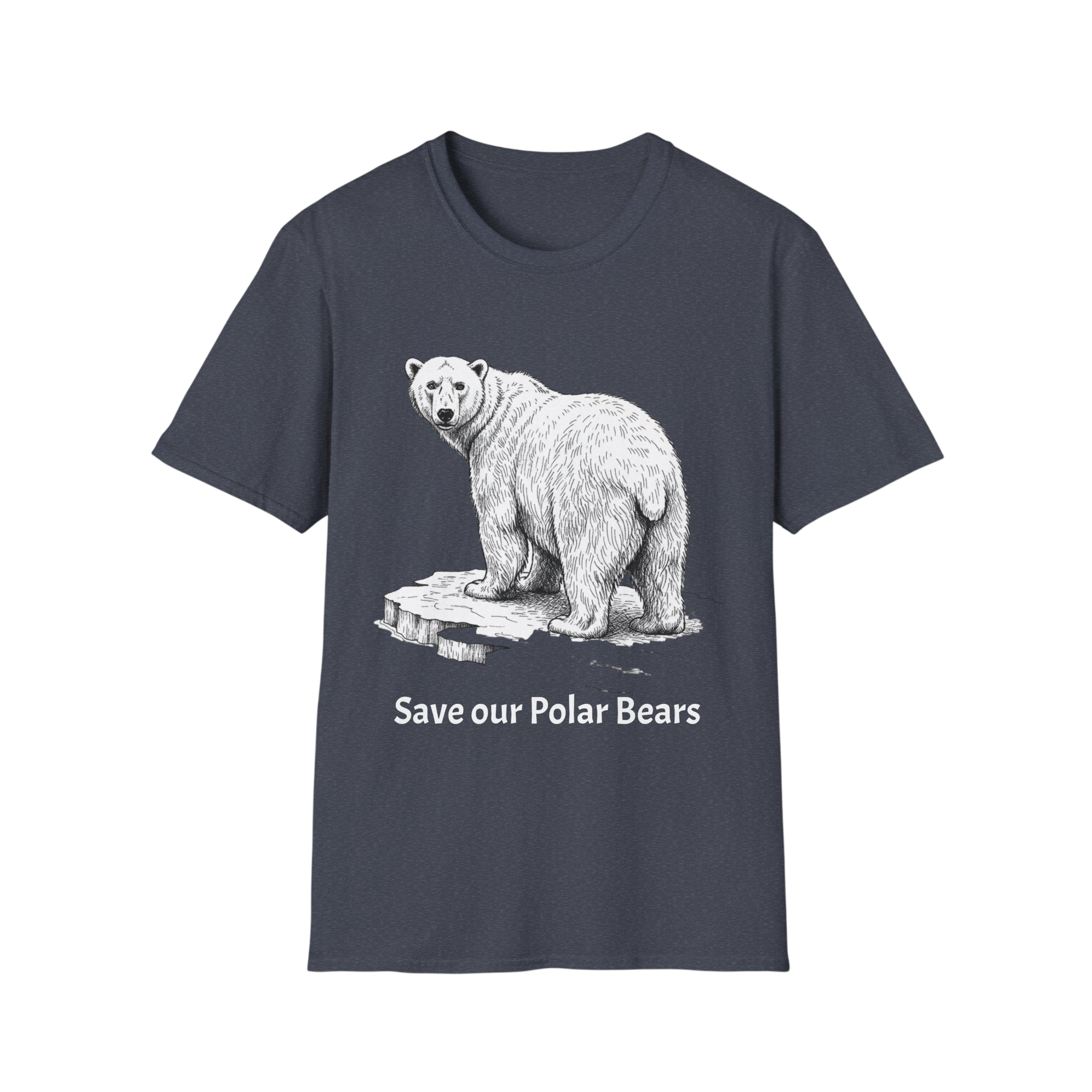 Polar Bear Graphic Tee — The Ice Is Gone
