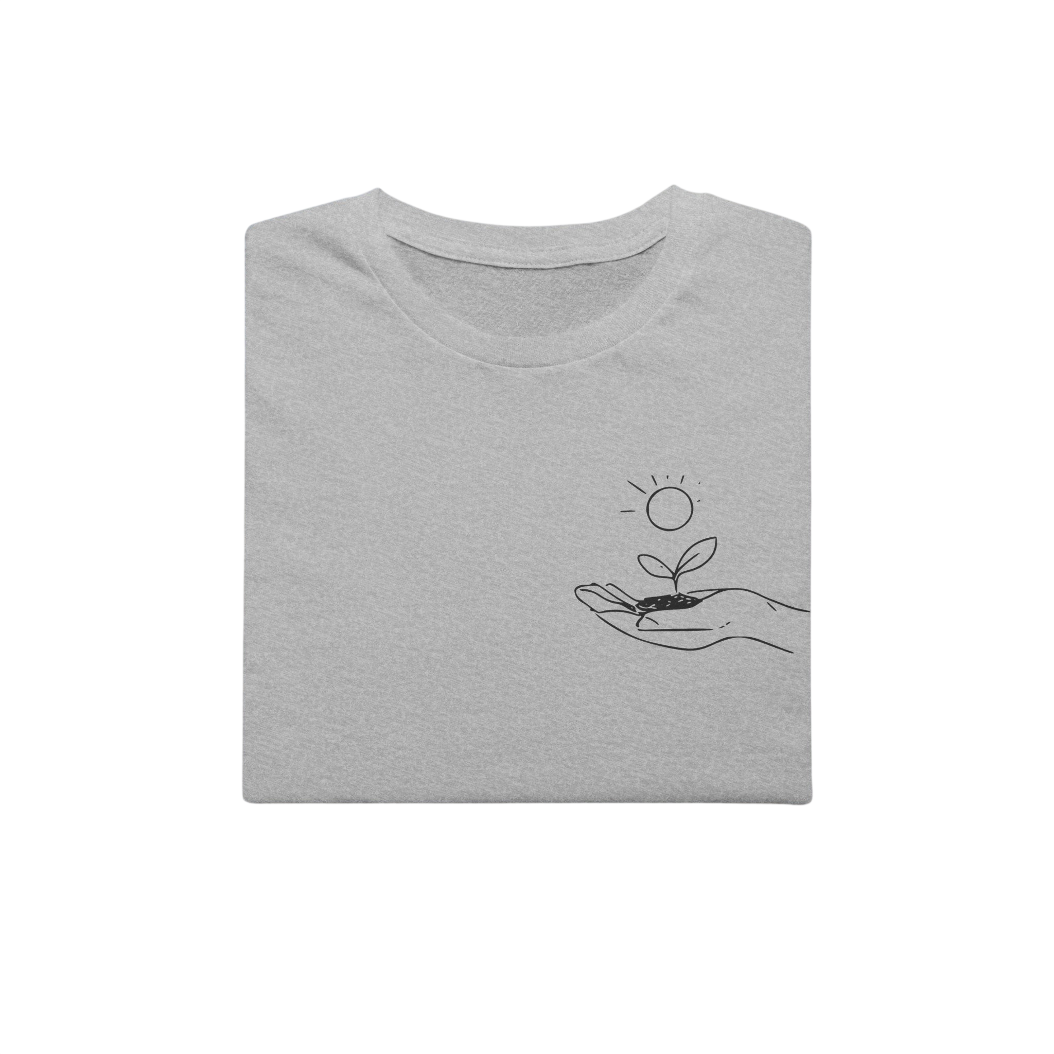 The world changes, one kindness at a time - Embroidered Human Kind Tee