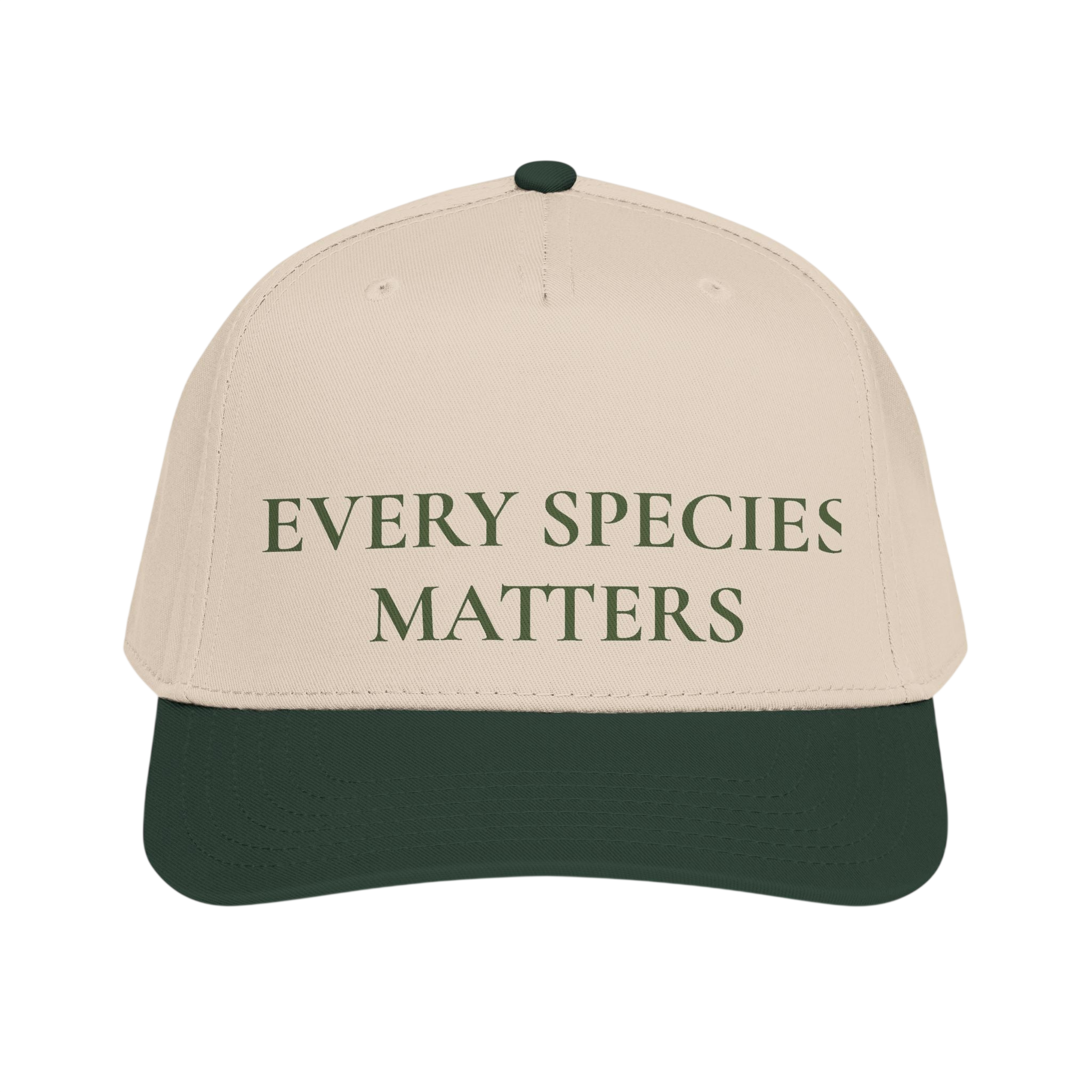 Every Species Matters Baseball Cap — Eco Awareness Mid Profile Hat