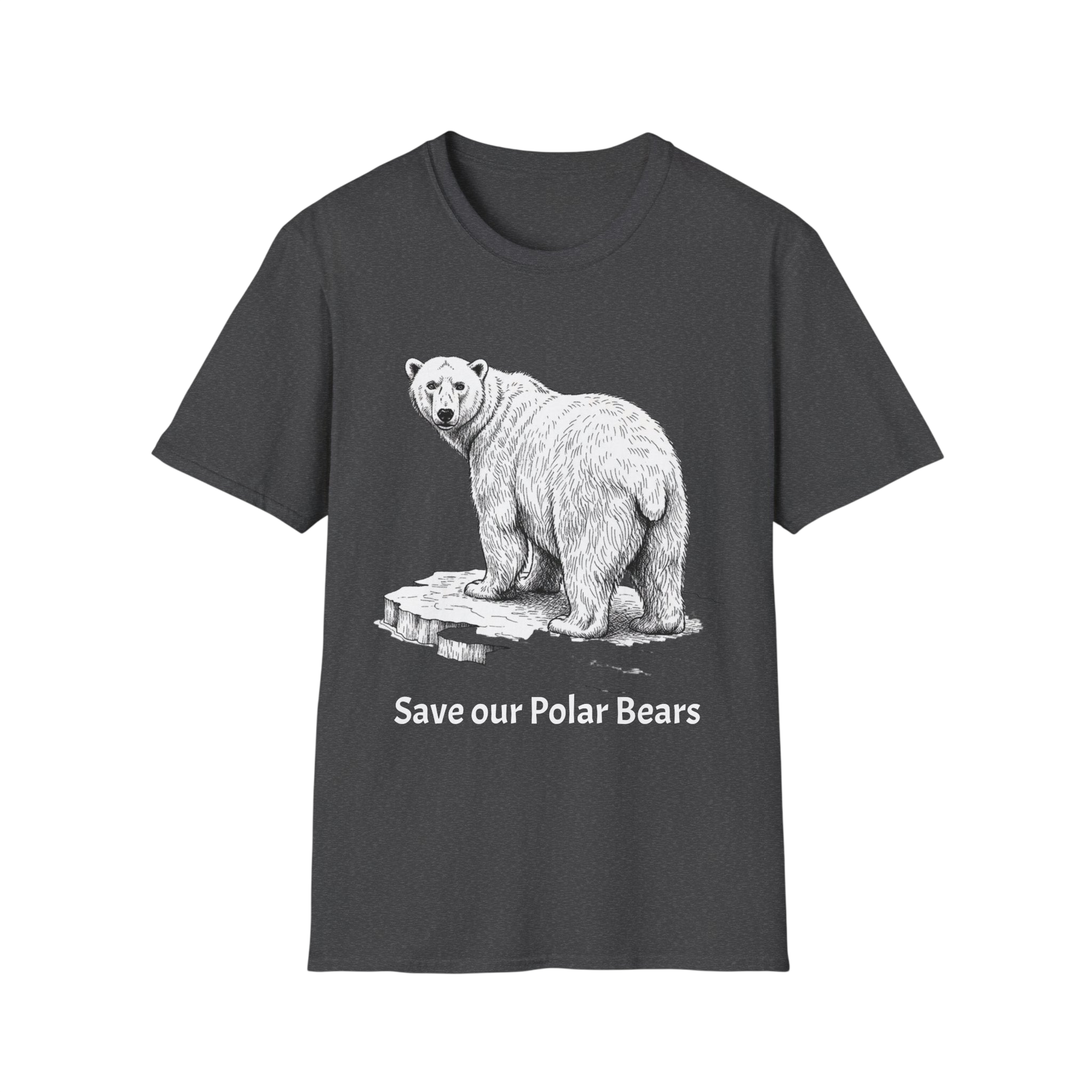Polar Bear Graphic Tee — The Ice Is Gone
