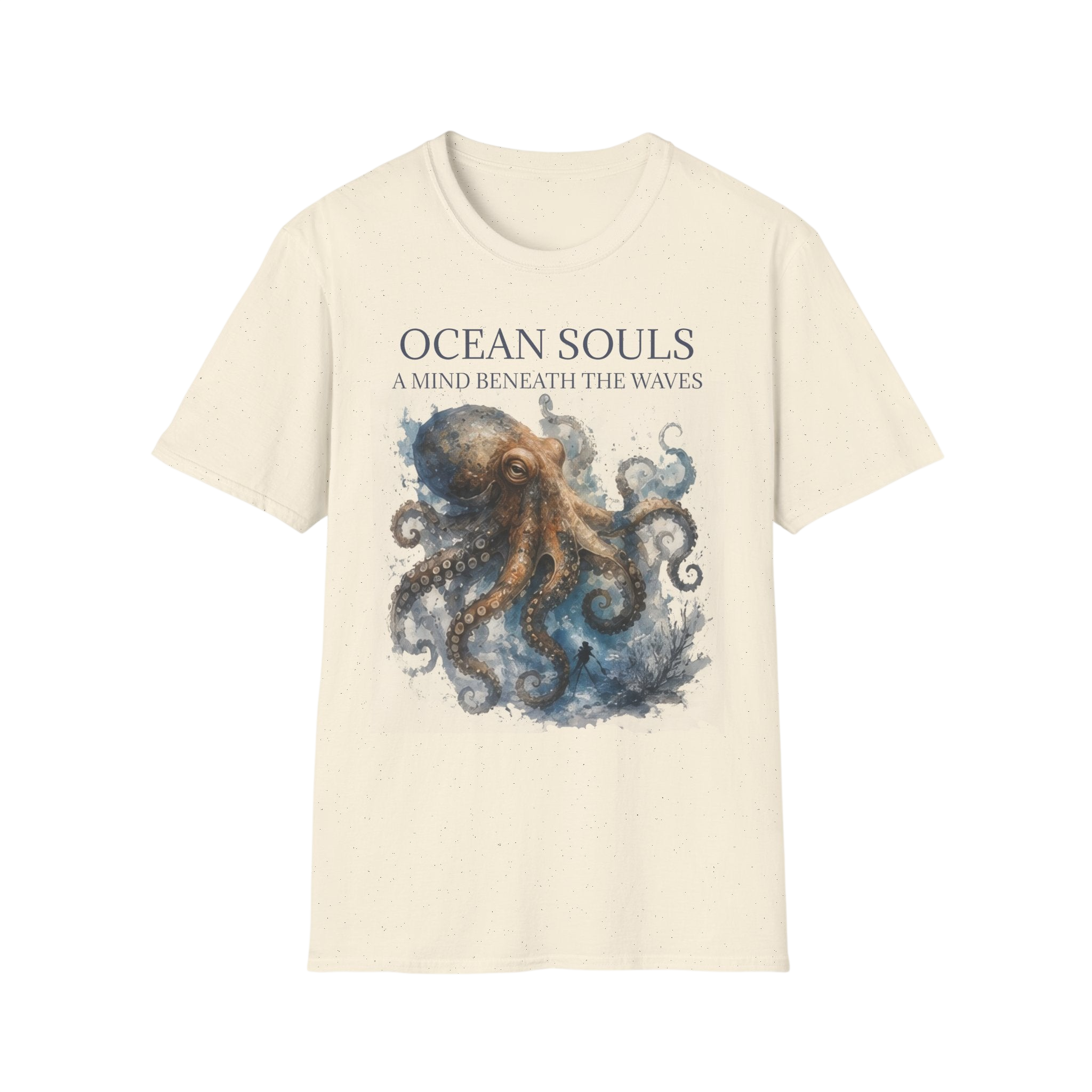 Ocean Souls - Mind Beneath the Waves Unisex Softstyle T-Shirt