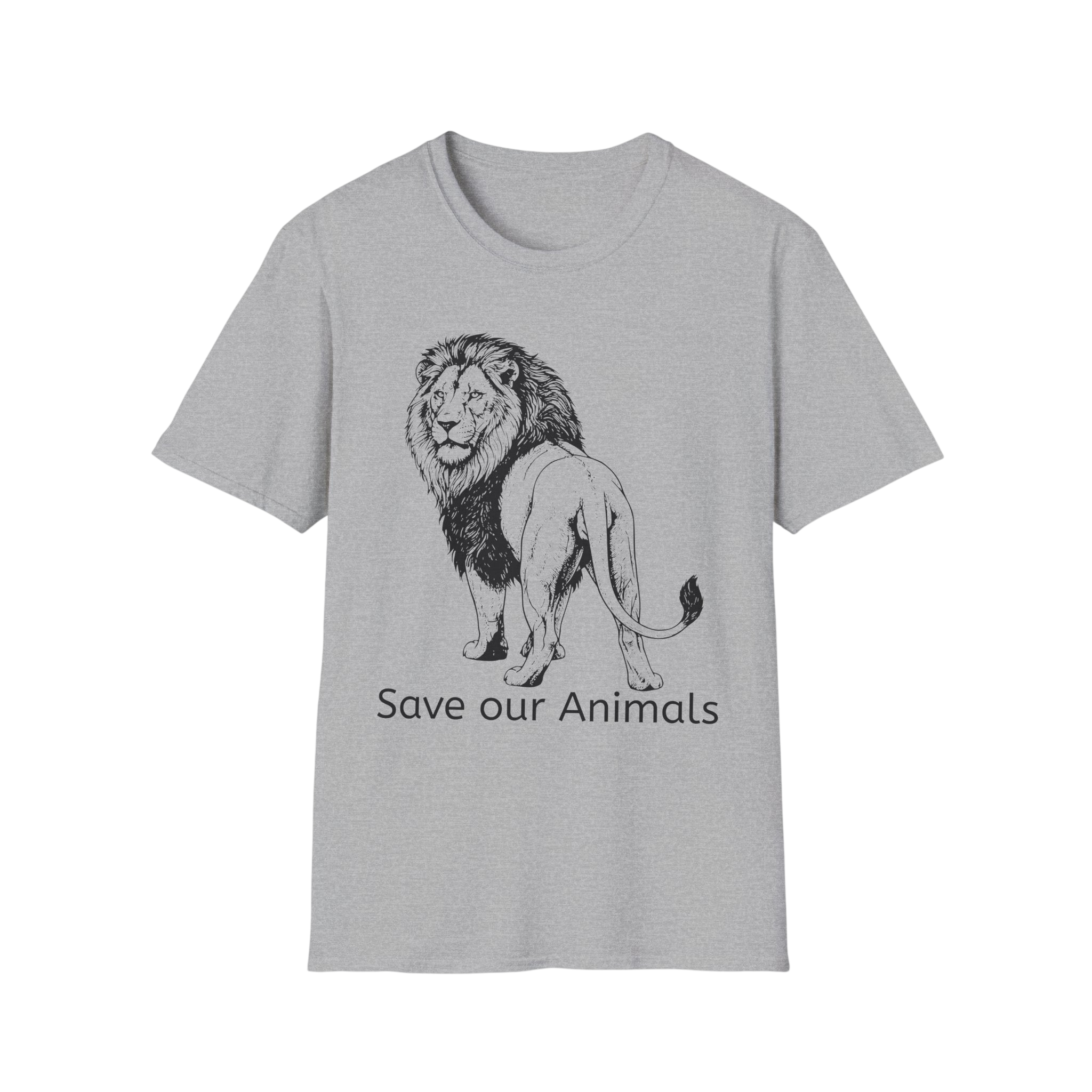 Lion Graphic Tee — Disappearing From the Earth