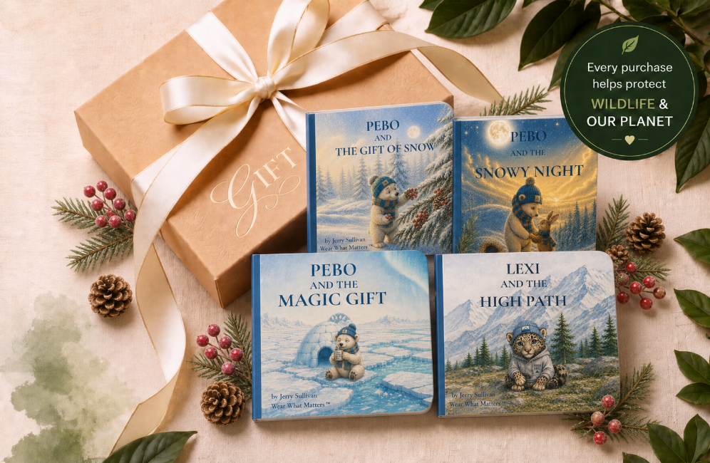Pebo and Lexi Winter Storybook Gift Set